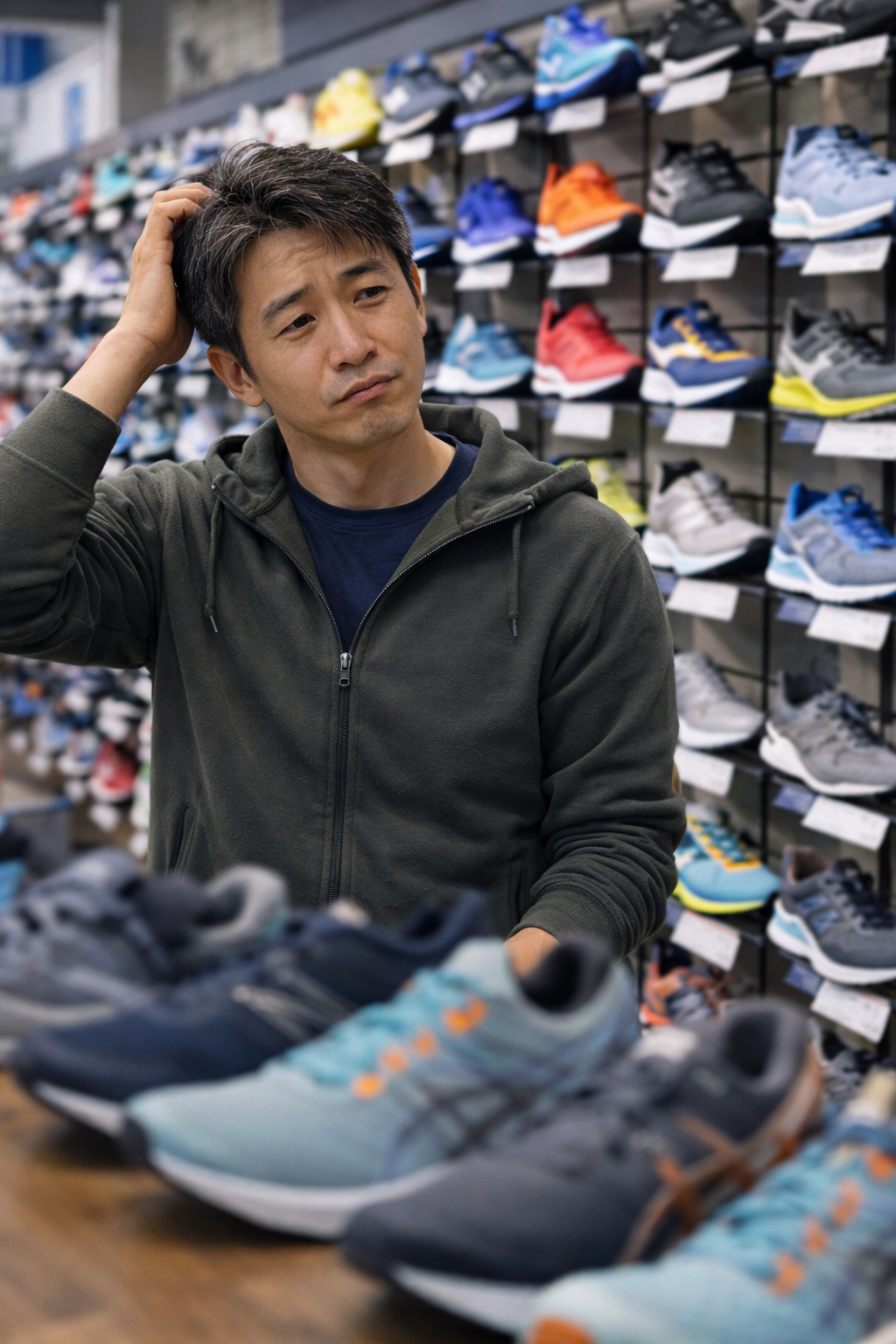 ランニングシューズが必要だ。