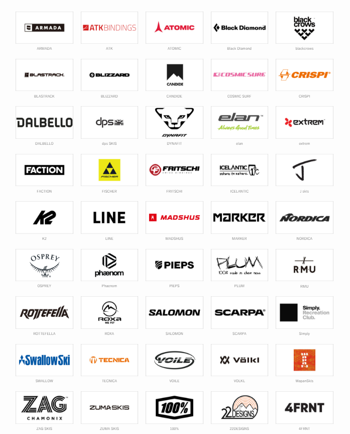 SKI DIG（参加メーカー情報）