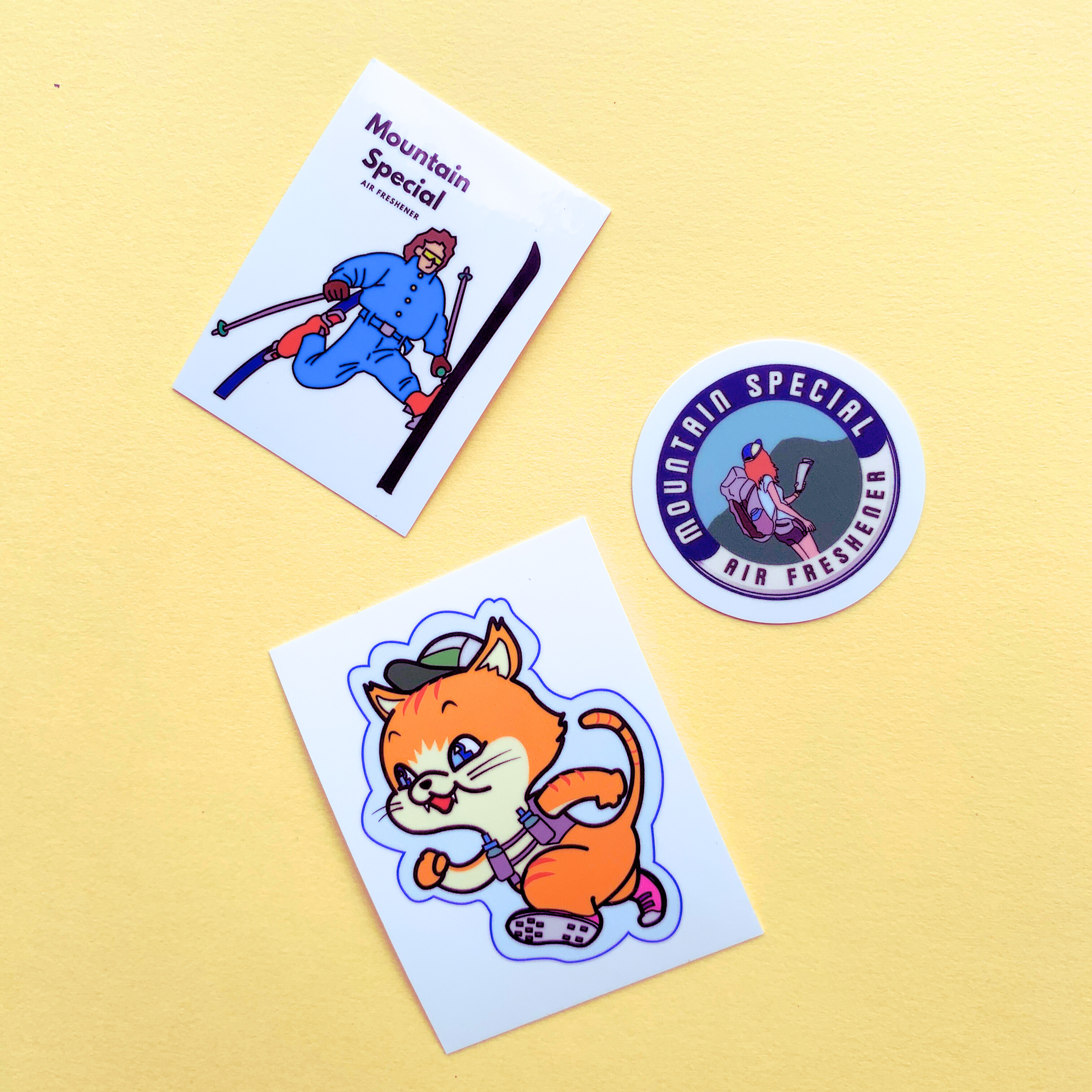 ステッカーもあるんです。