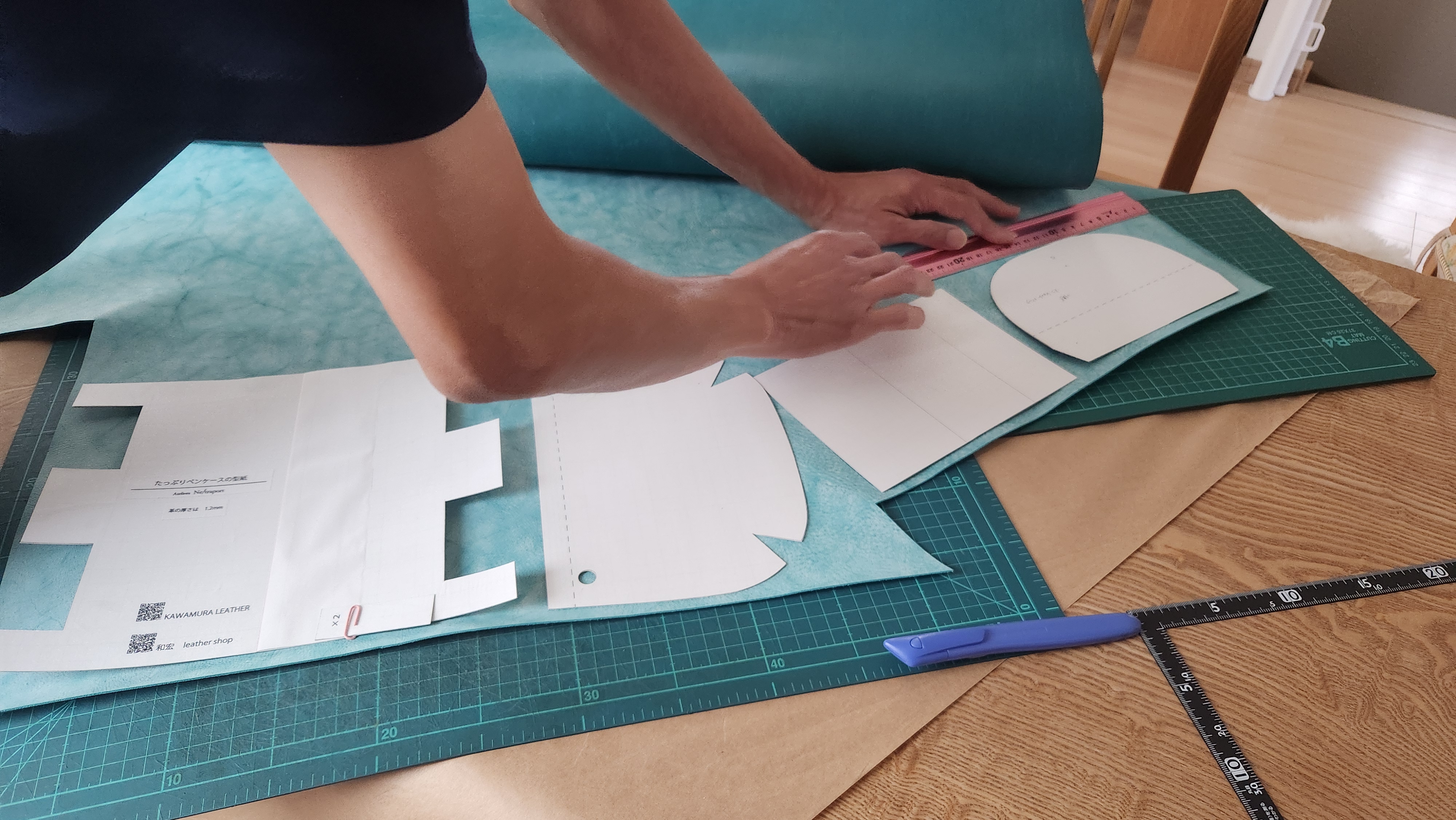 🌿ドキドキしながら、ひと針ずつ