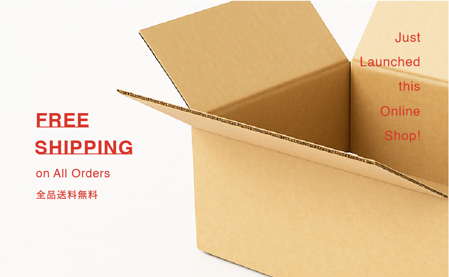 FREE SHIPPING  期間限定 / 全商品送料無料