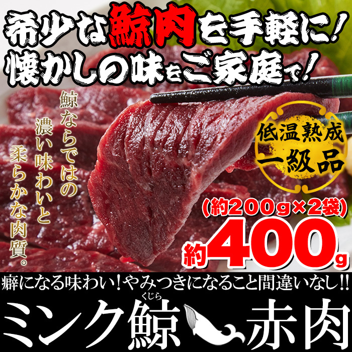 栄養価抜群!懐かしのミンク鯨赤肉