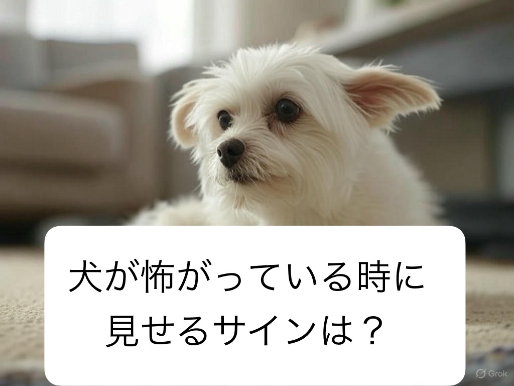 犬が怖がっているサインは？そんな時の対処法はこちら