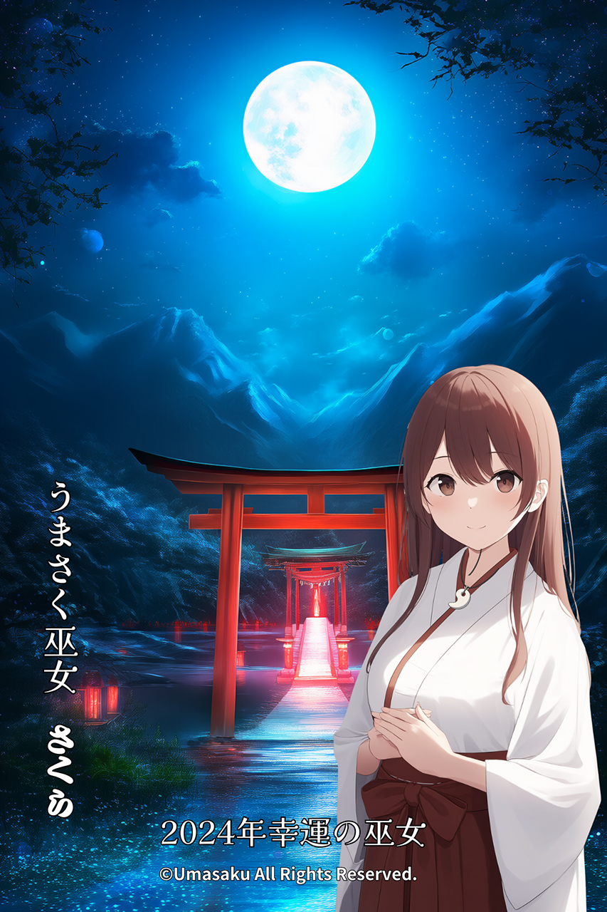 【訳あり品/在庫限り】幸運の巫女さくら「光導え道」販売のお知らせ