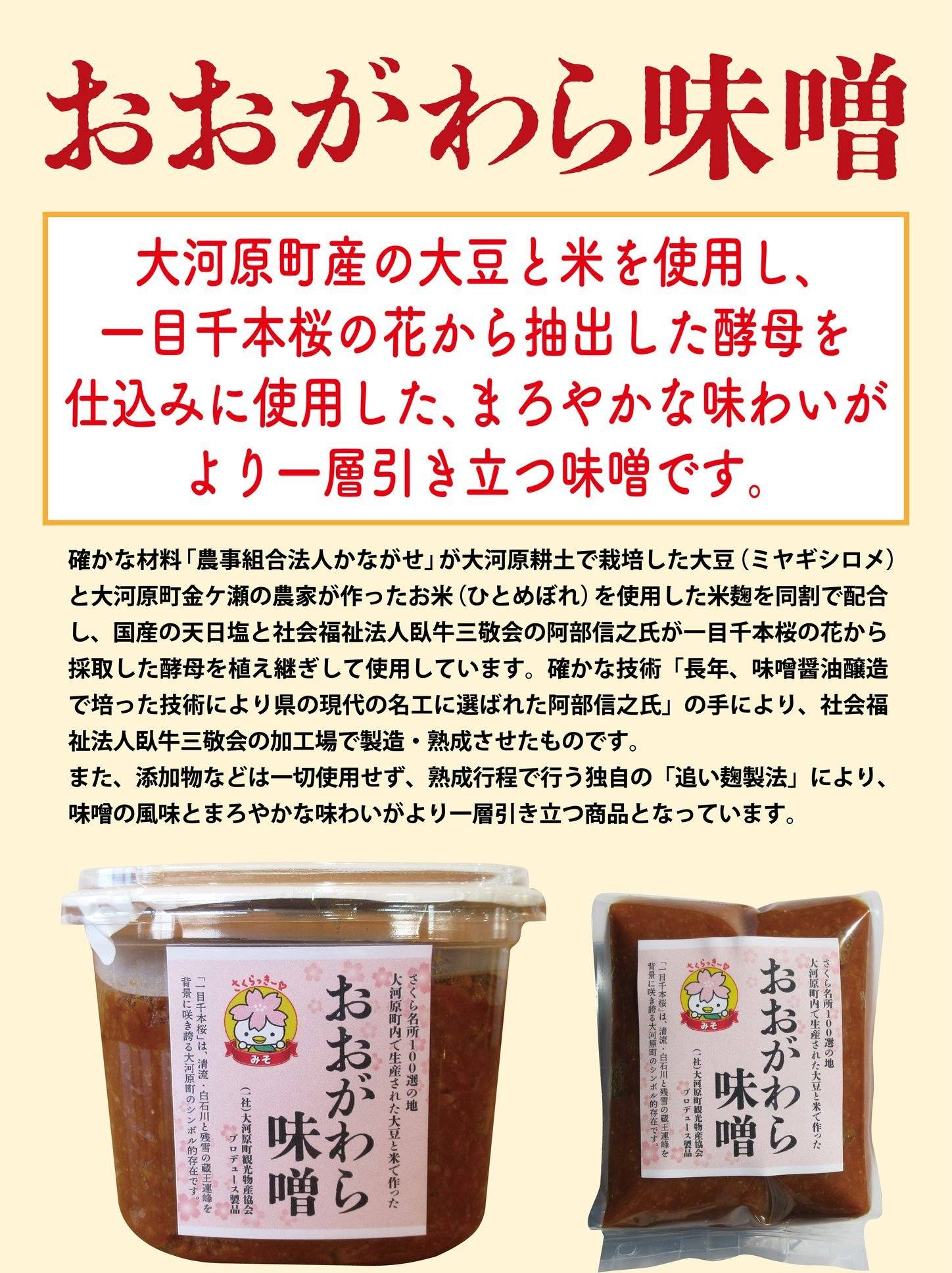 「おおがわら味噌」販売開始！