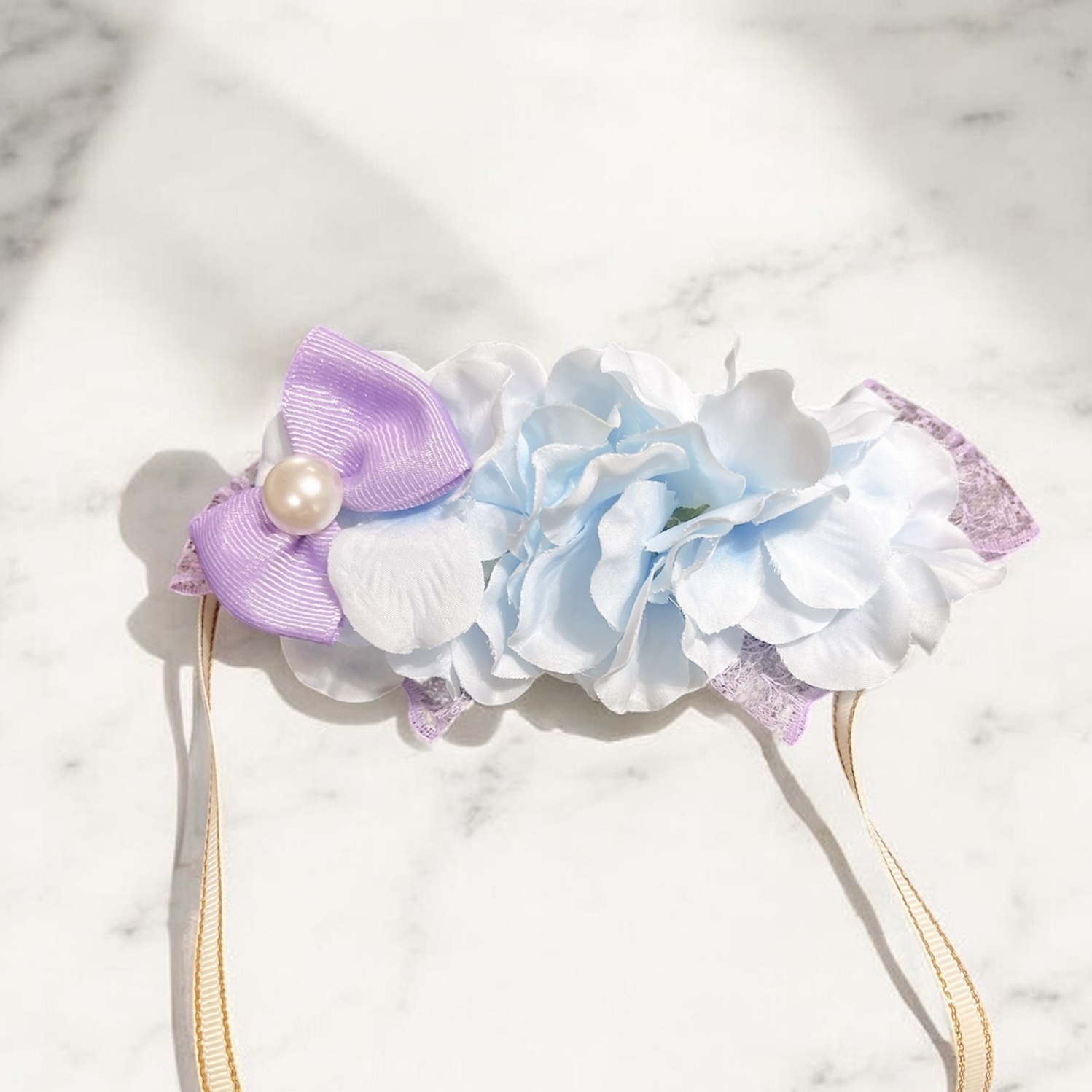あじさいヘッドドレス