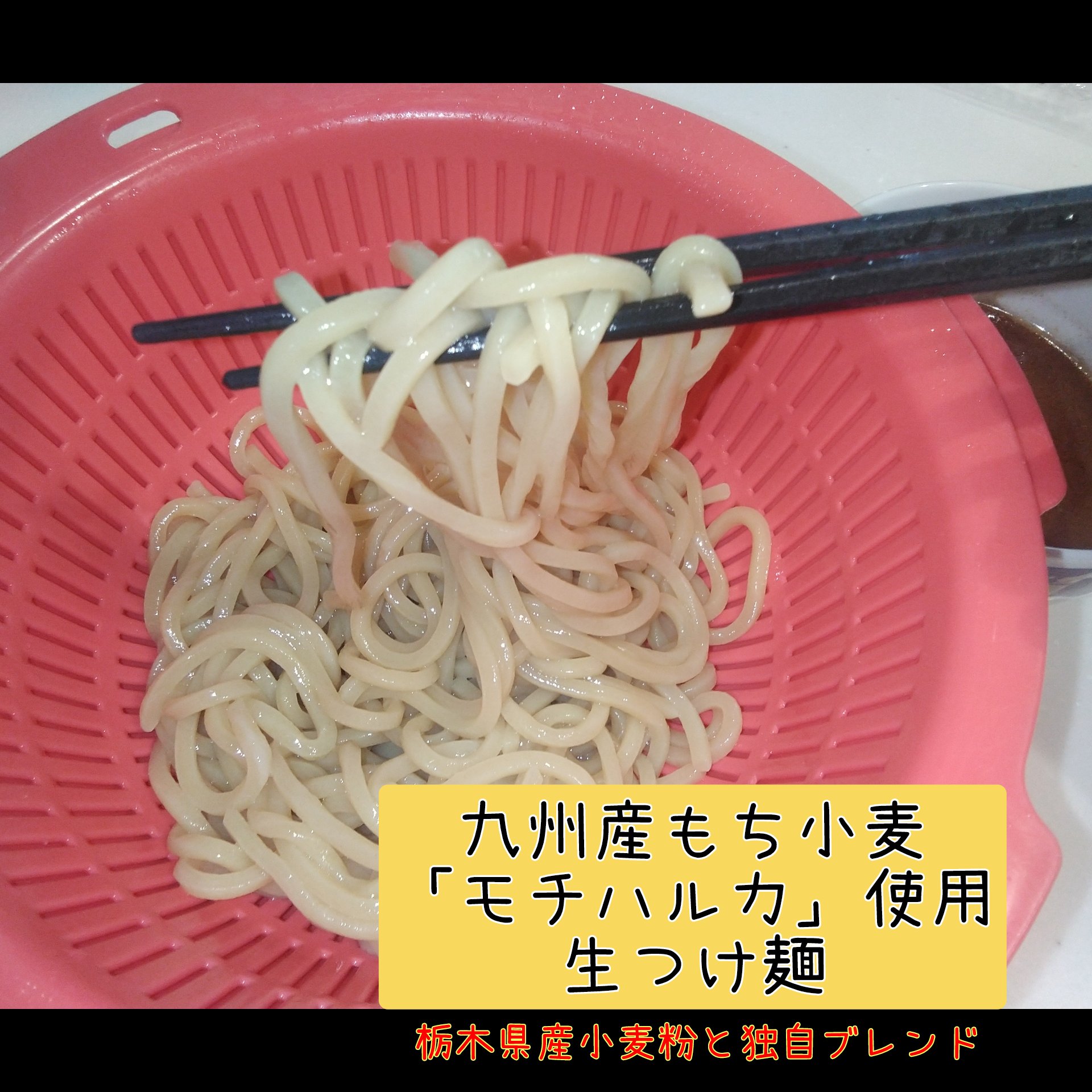「モチハルカ」使用生つけ麺