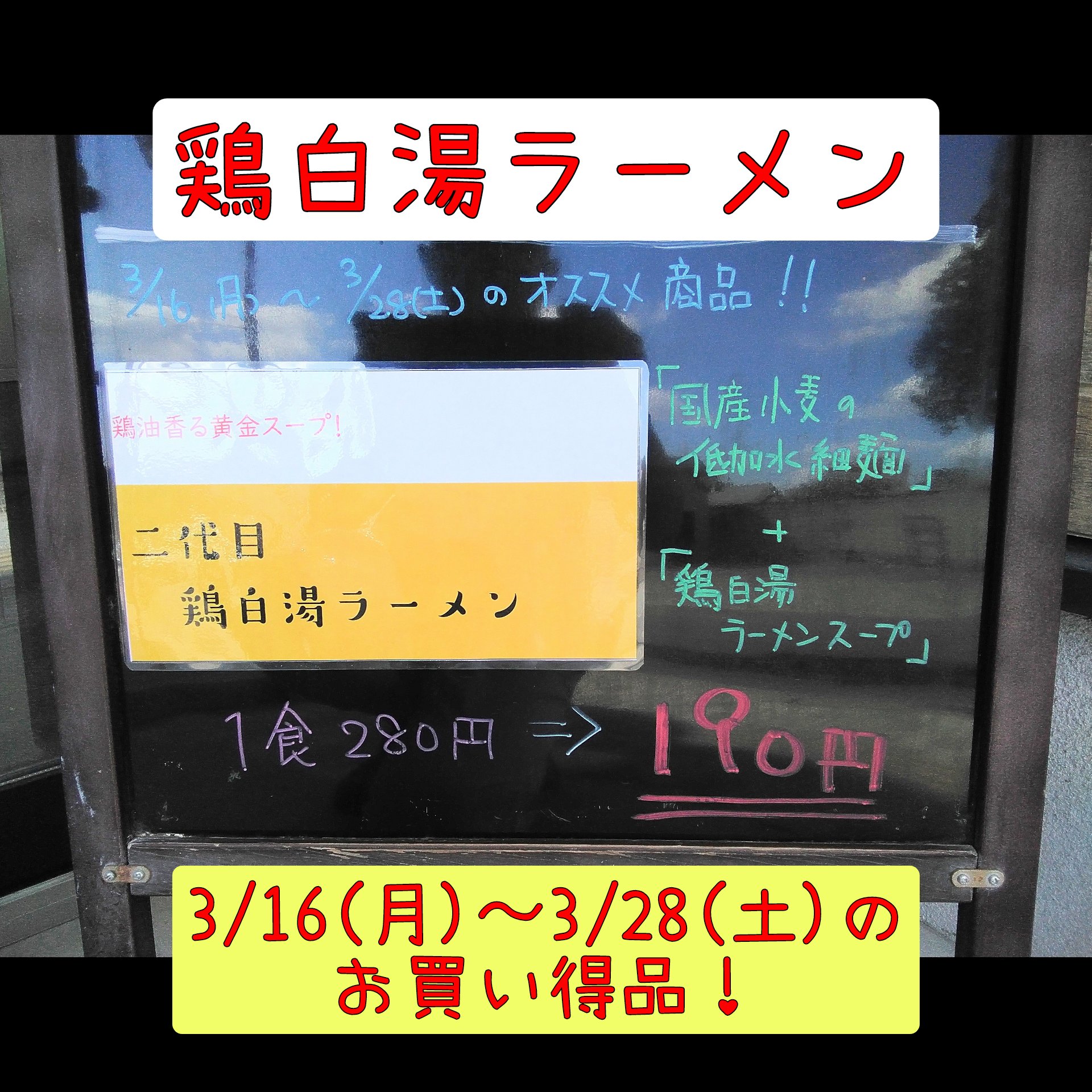 3/16〜3/28のお買い得品！