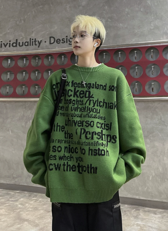 オーバーサイズニット