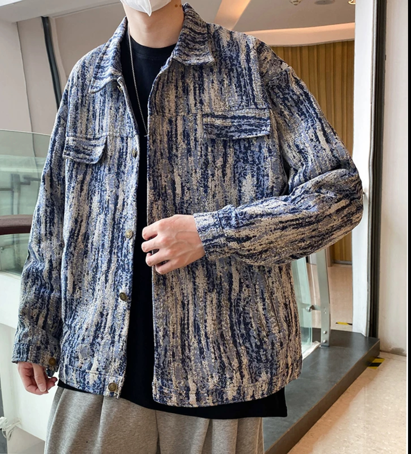 総柄ジャケット