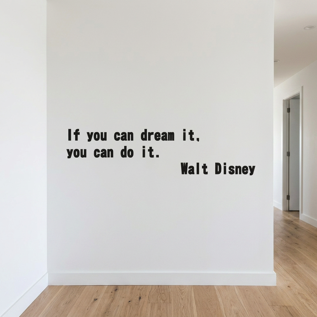ウォルト・ディズニー偉人の名言：If you can dream it, you can do it