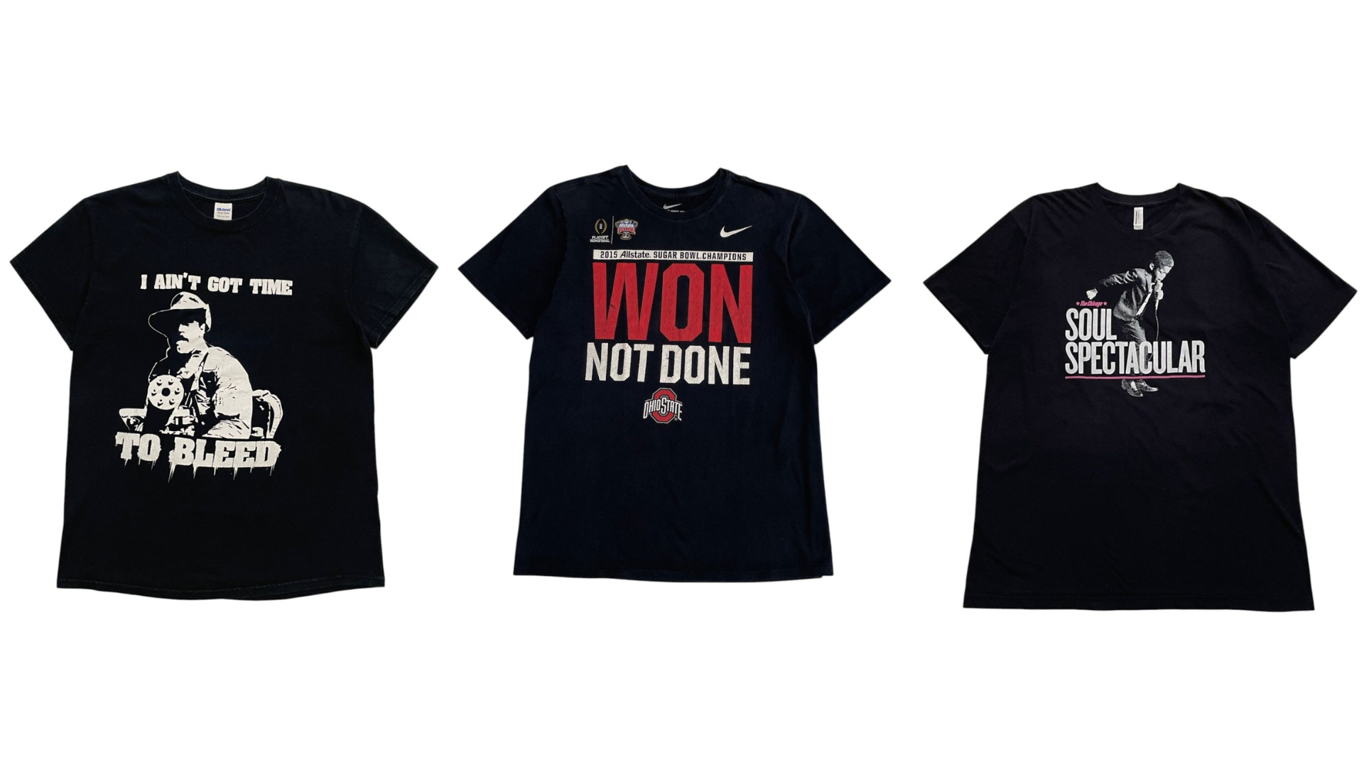 【商品紹介】黒Tシャツはサイズ感で選ぶ|大きめでもすっきり見える古着Tシャツ
