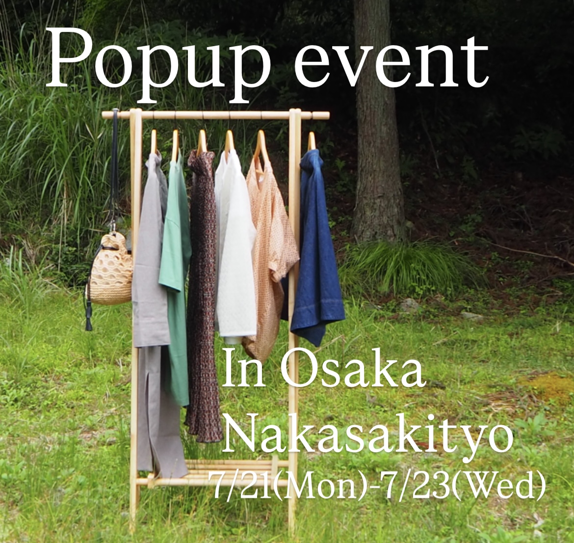 Popup store in 大阪 中崎町 , 7/21-7/23