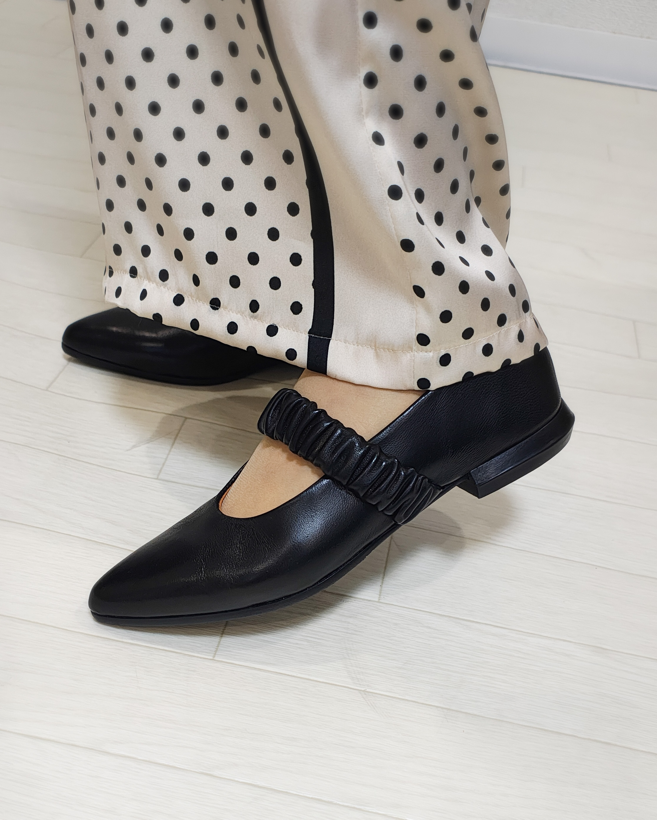 優しく足を包み込んでくれるバレエシューズ