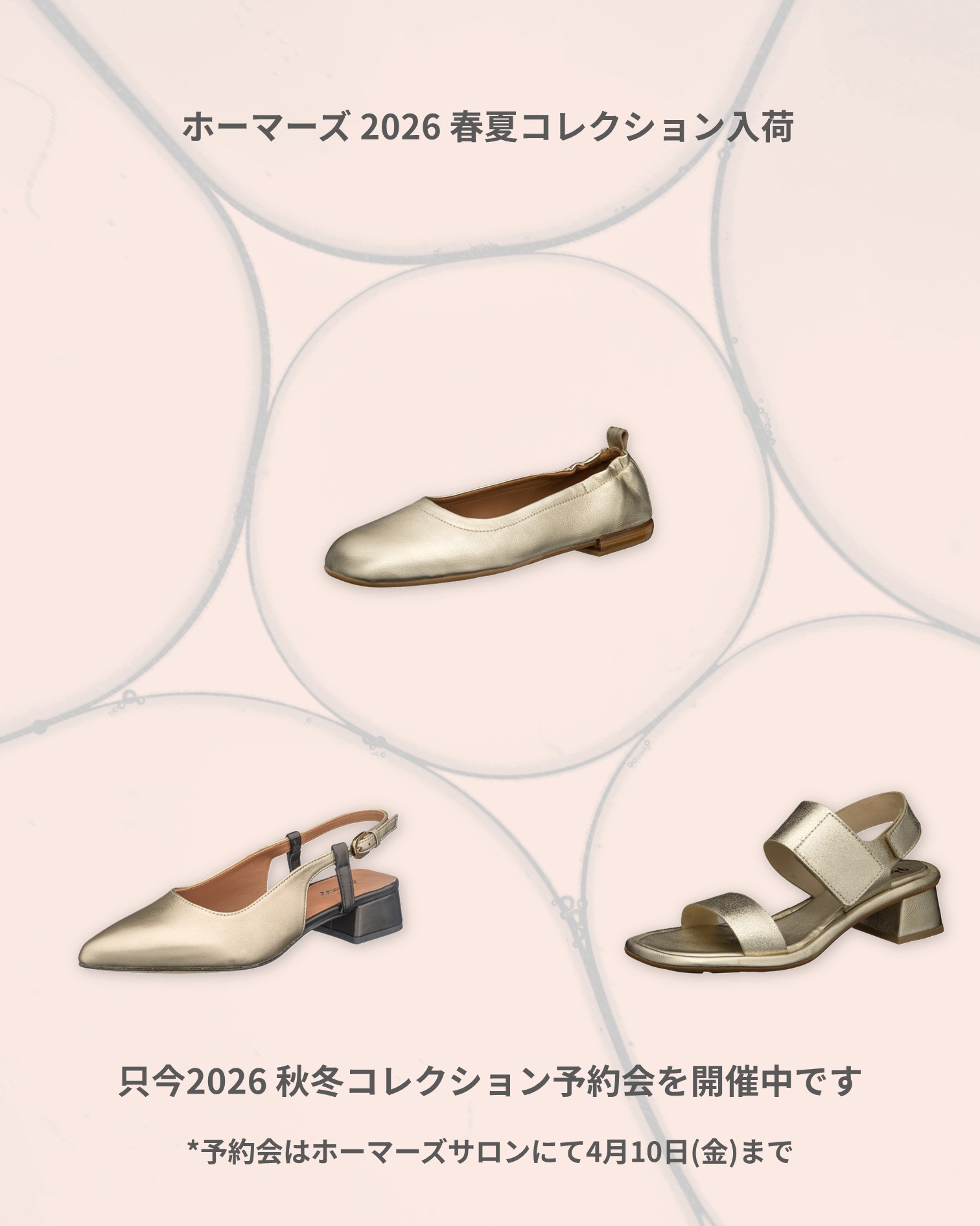 春夏商品入荷しました。　また、只今秋冬物の予約注文を承っています。