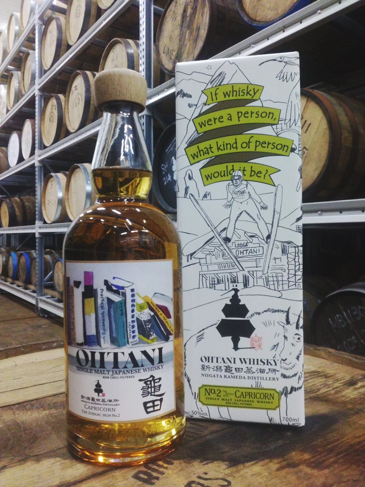 新潟亀田蒸溜所 大谷 zodiacsignシリーズカプリコン50° 700ml入荷しました！