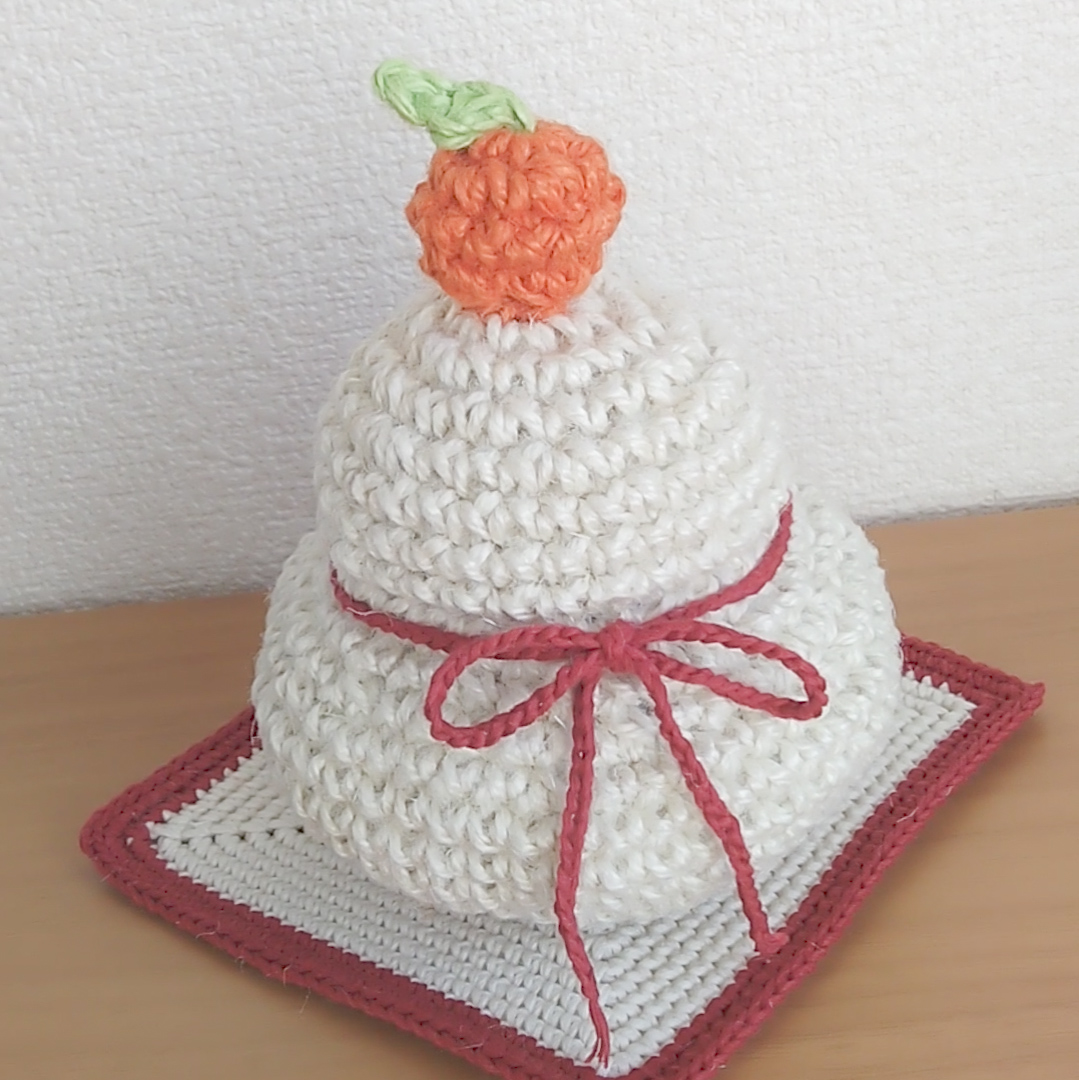 新作公開！麻紐で作る「鏡餅」できました