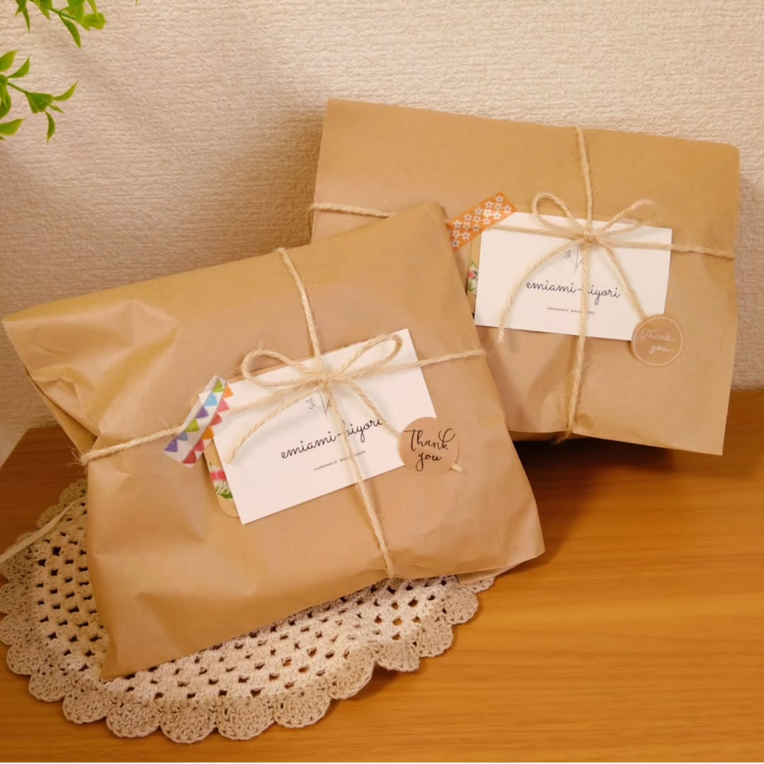 ノープラスチックでお届けします