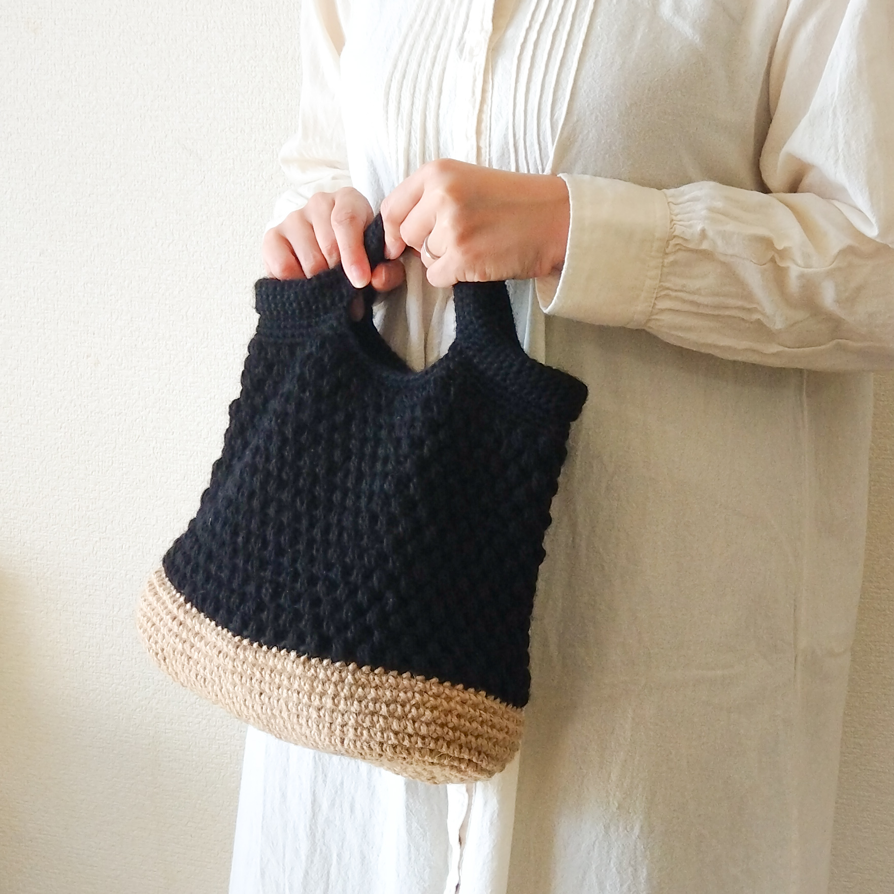 新作ぽこぽこウールのトートバッグ販売開始！