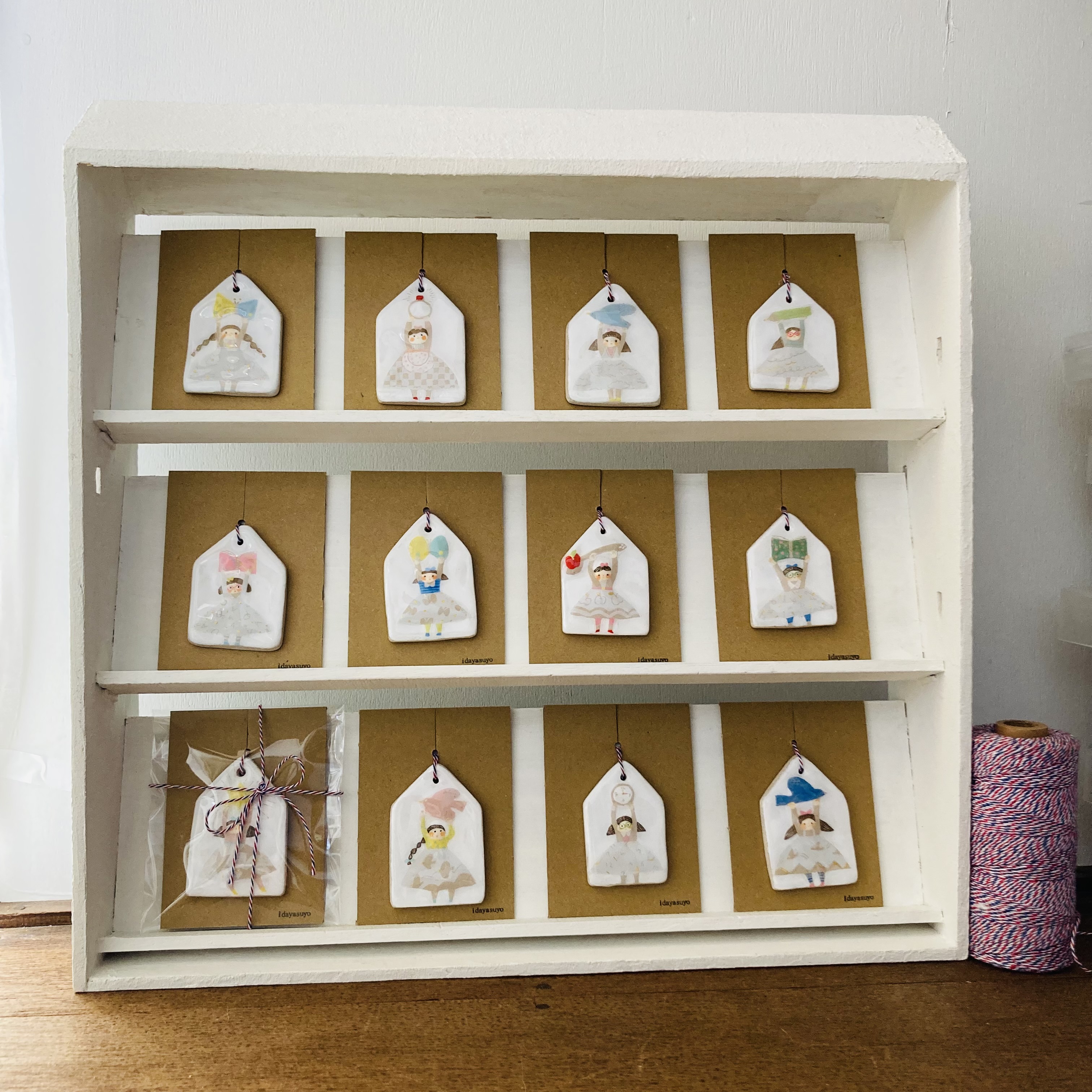 「白いお家のカタチ」の壁飾りについて