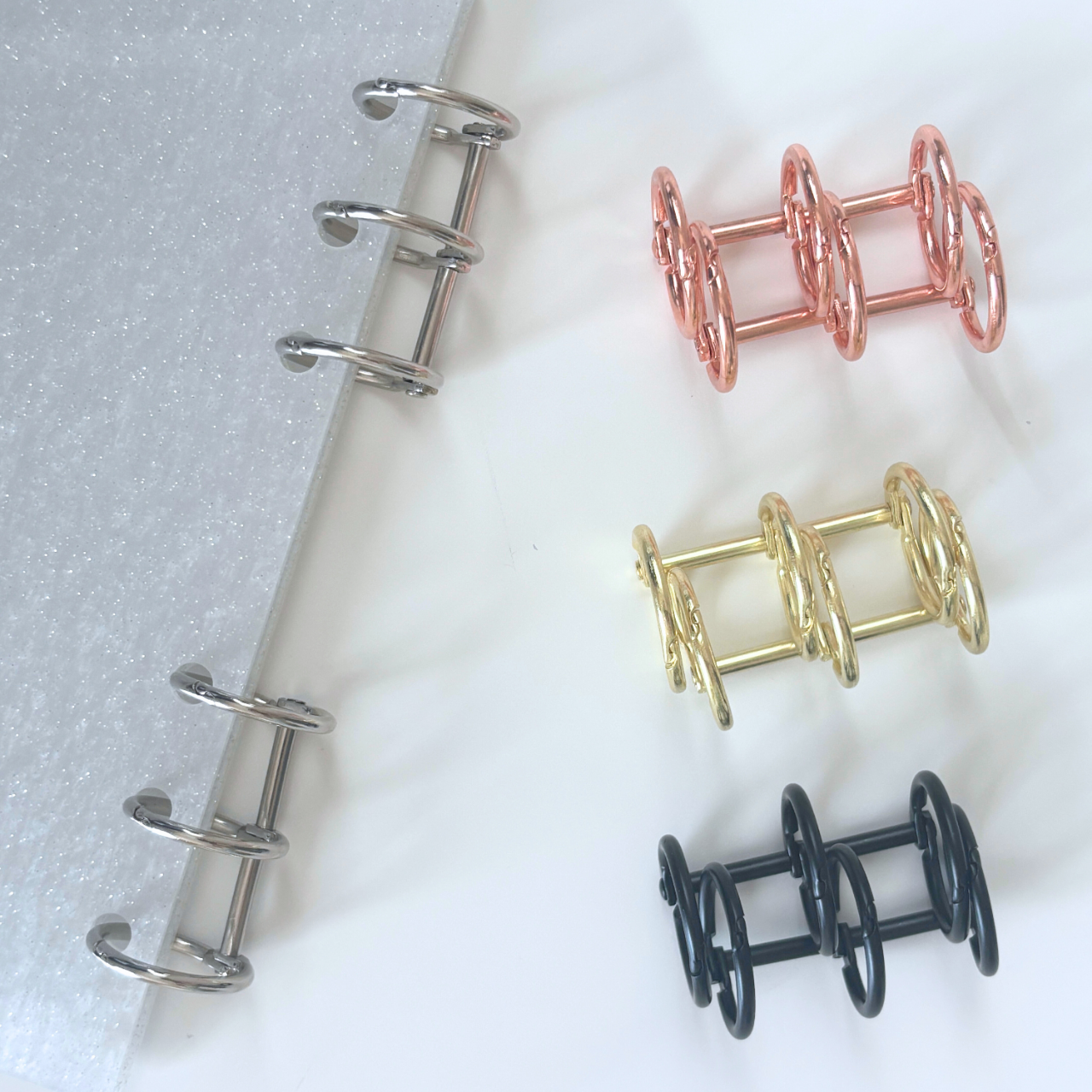 バインダー用リングの単品販売と新色追加のお知らせ