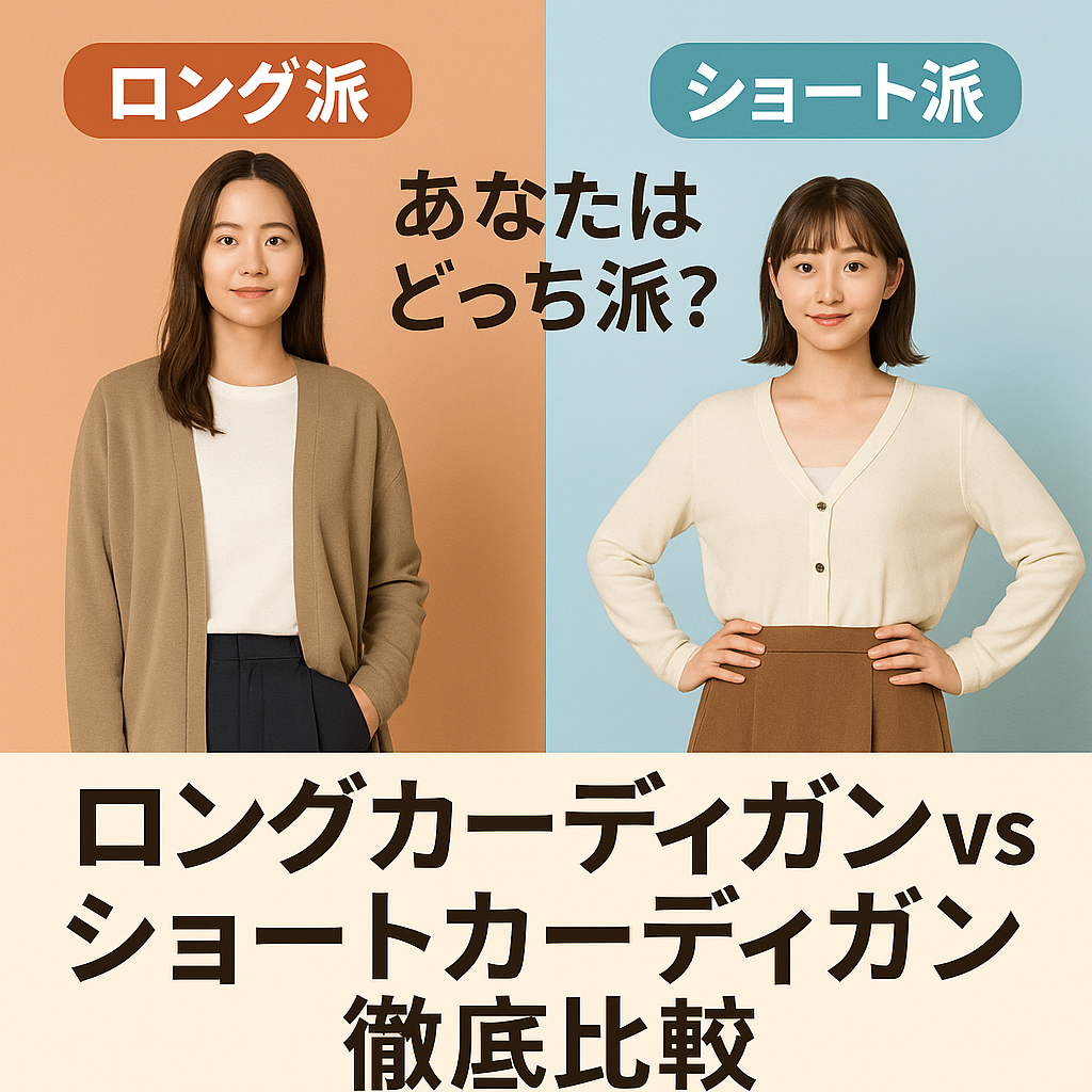 【読者投票】あなたはどっち派？ロングカーディガンvsショートカーディガン徹底比較！