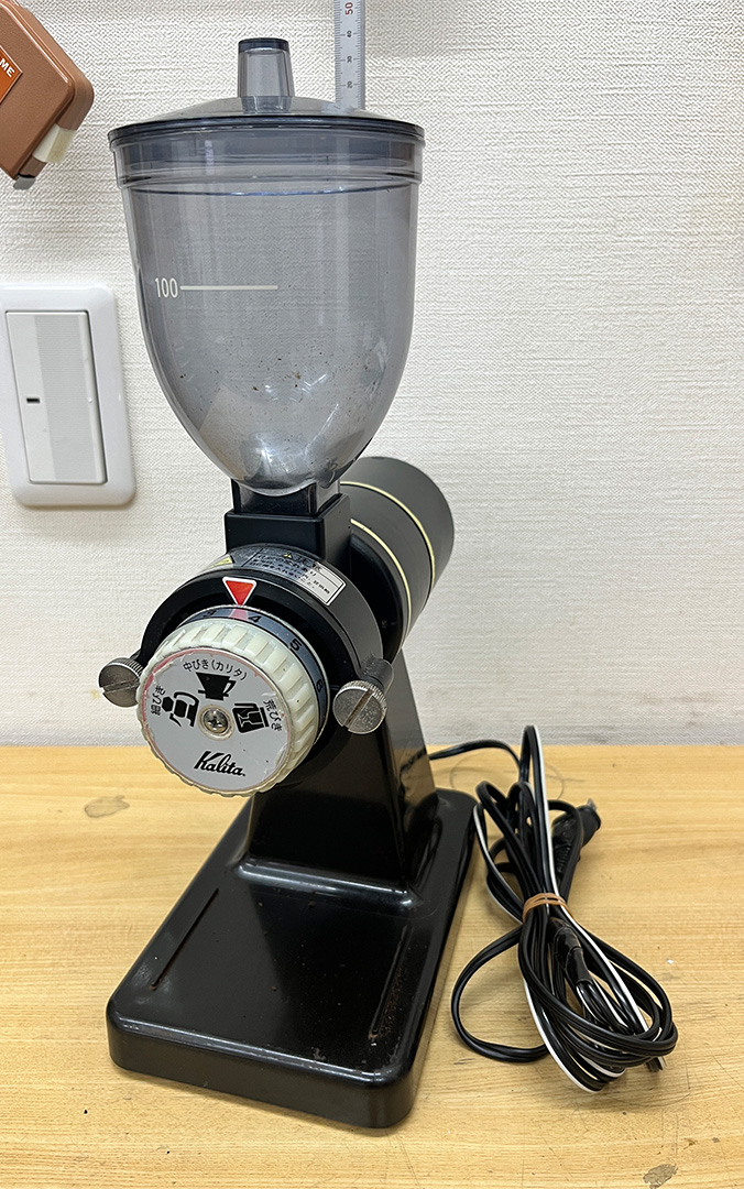 ナイスカットミル（ブラック）の修理依頼（徳島県M様）