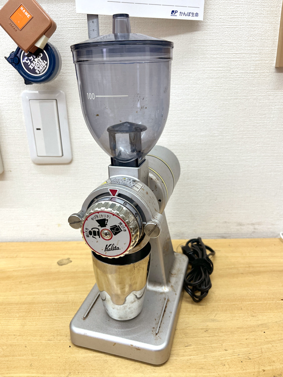 ナイスカットミル（シルバー）の修理依頼(北海道H様)