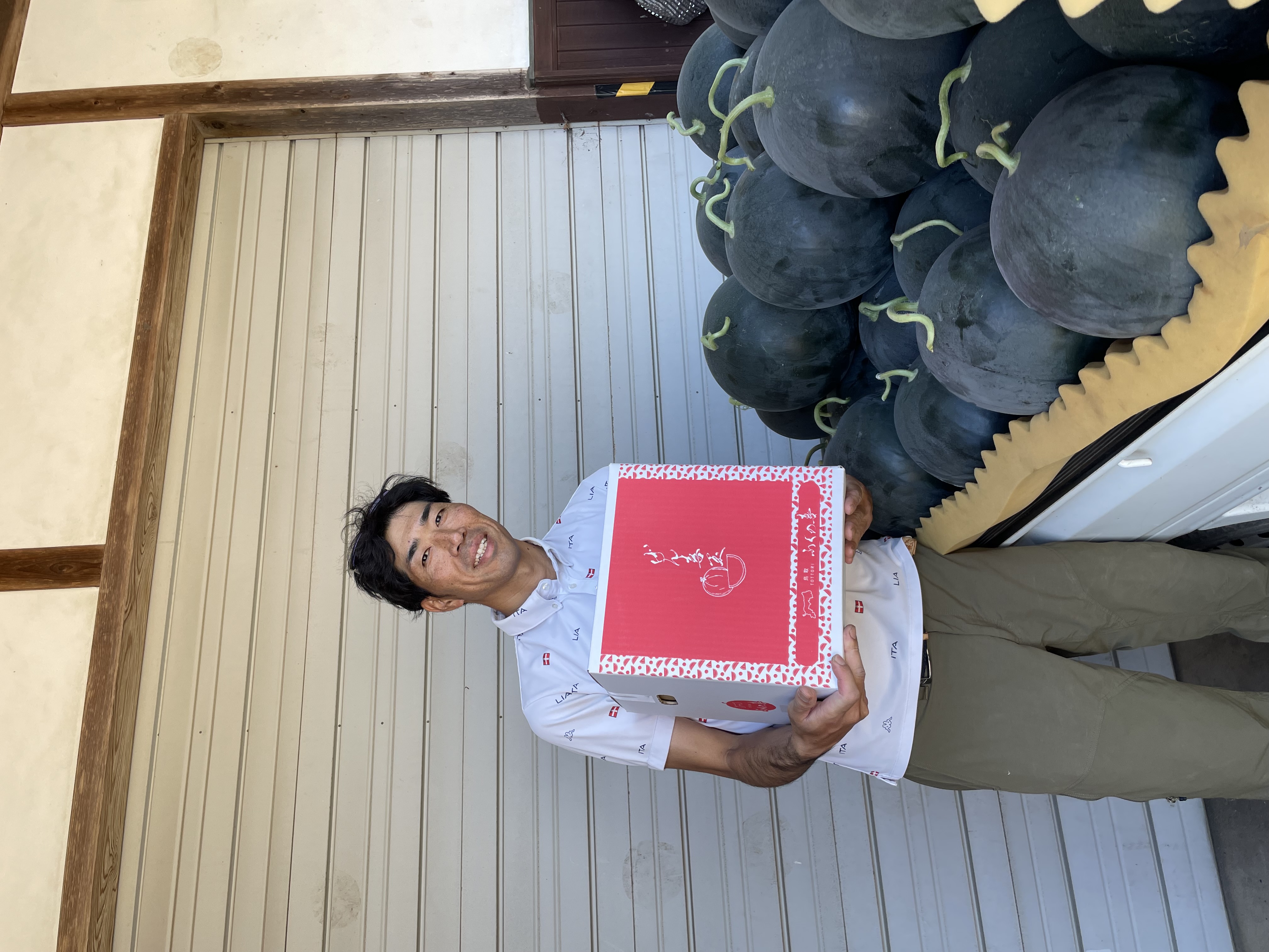 今日も元気に、げん喜玉すいか発送中! 7kg台も追加しました🍉&軒先販売のお知らせ