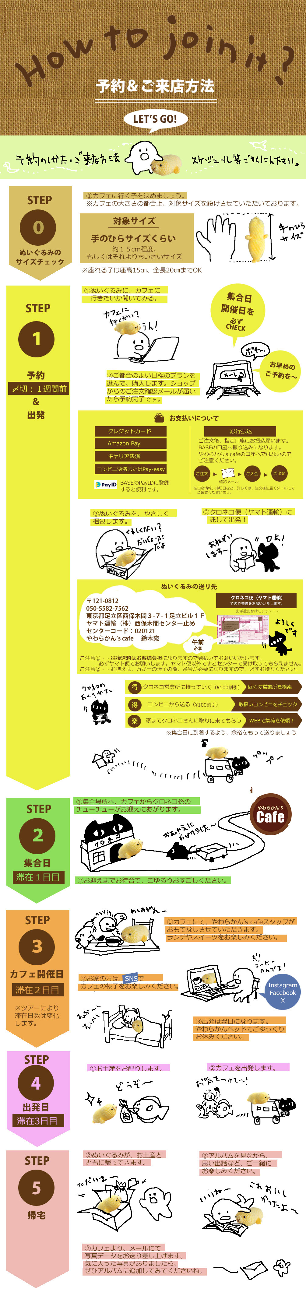 ご予約・ご来店方法