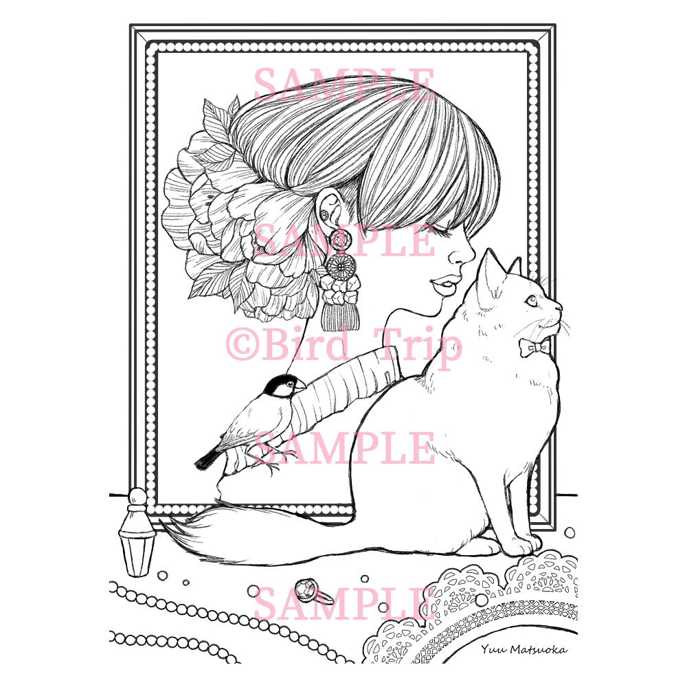 ダウンロード塗り絵の販売開始！