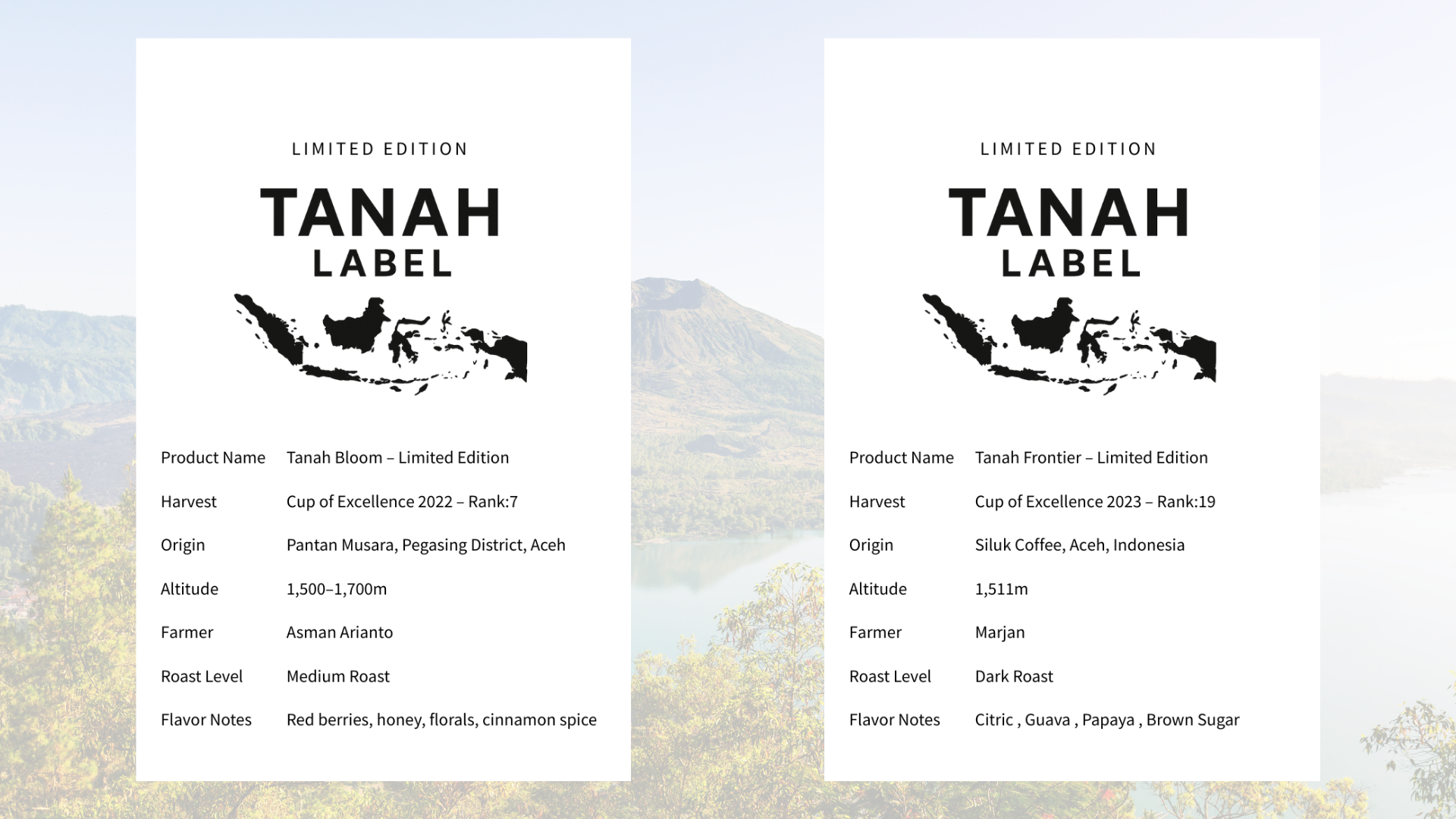 【数量限定】TANAH LABEL限定ロット、2種同時リリース!