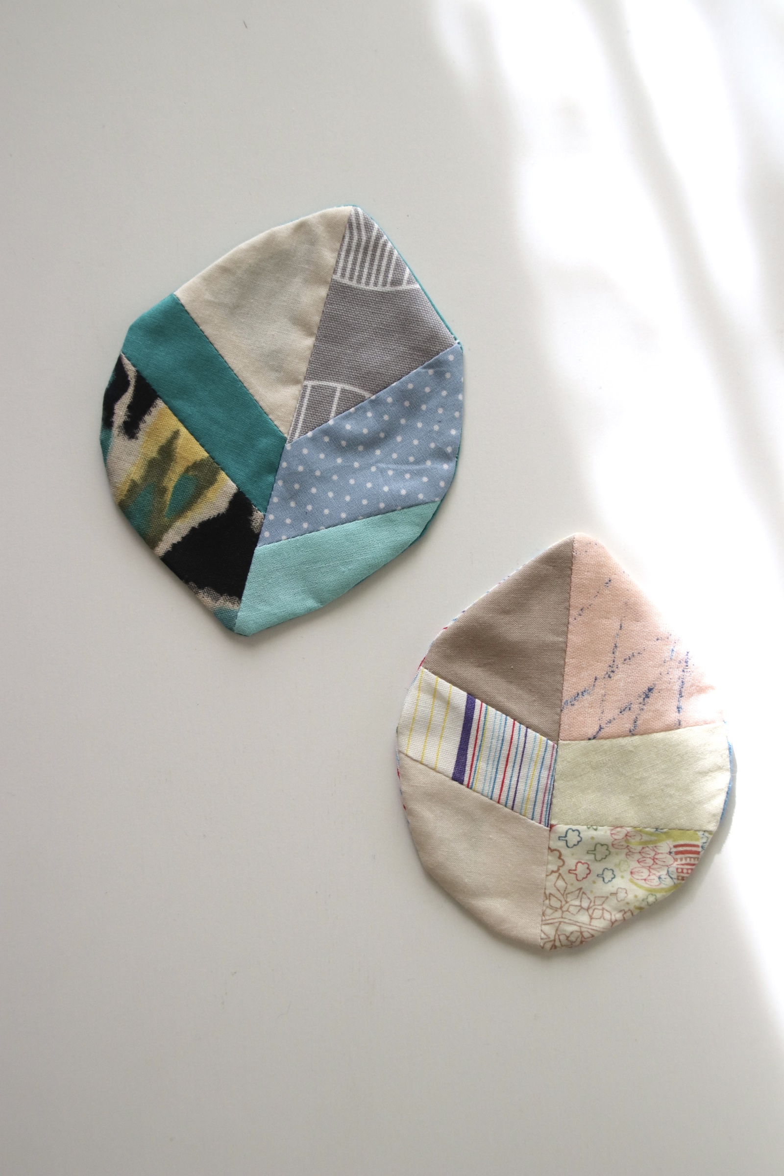 葉っぱのコースター