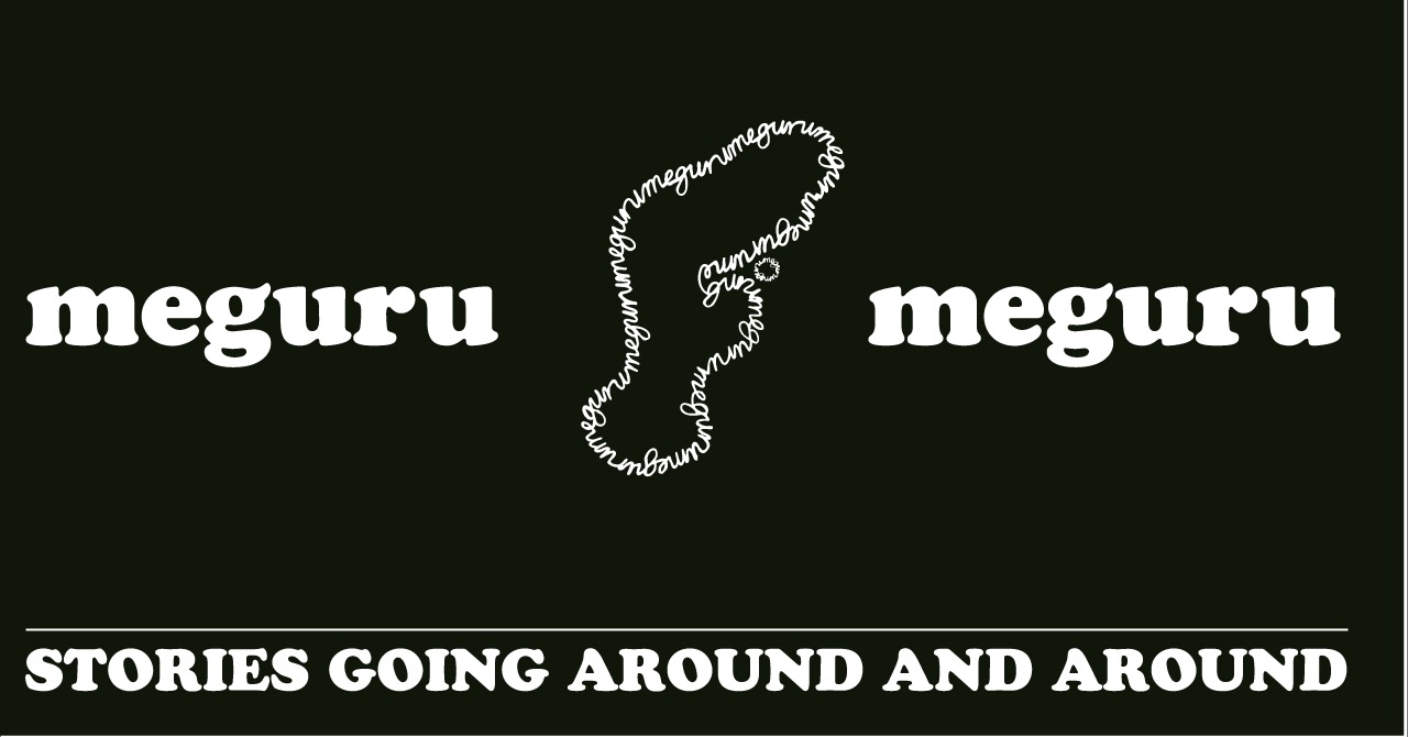 megurumeguru［色絵の器、草花を描いた3枚］