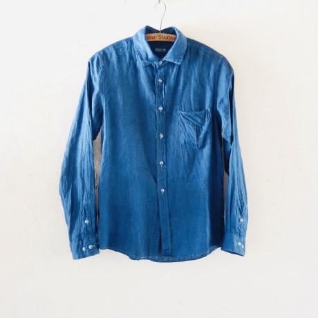 takuroh shirafujiの藍染シャツ