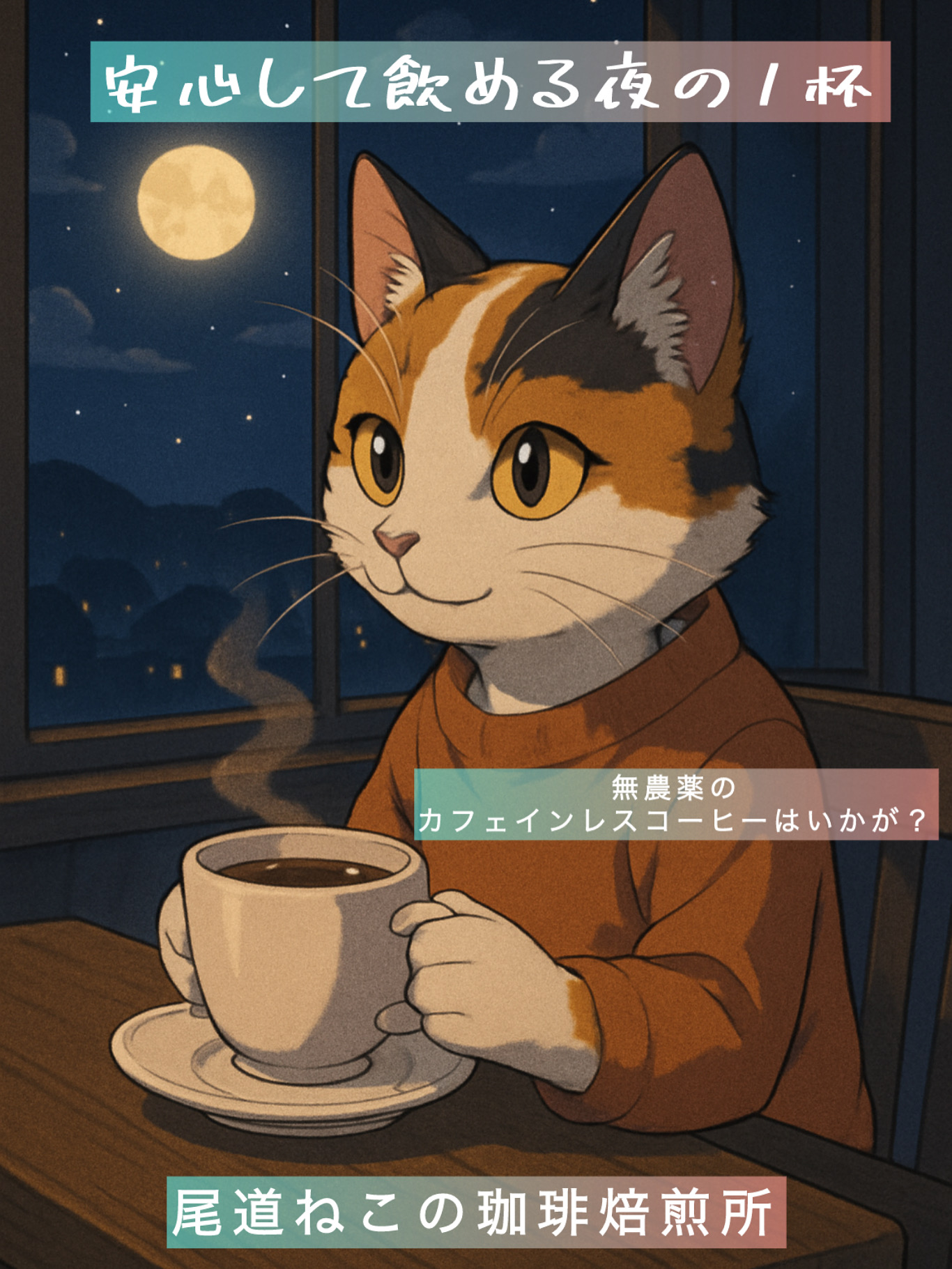 カフェインレス珈琲を焙煎し始めた理由