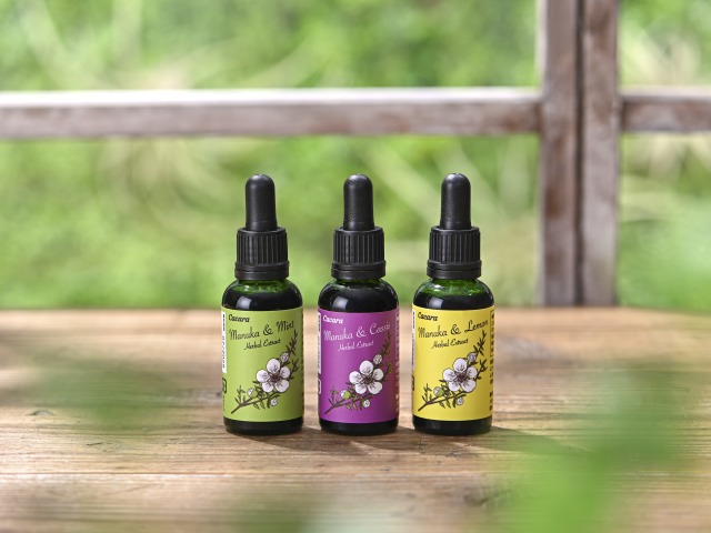 マヌカの最強トリオ 【マヌカティンクチャー×マヌカオイル×マヌカハニー】