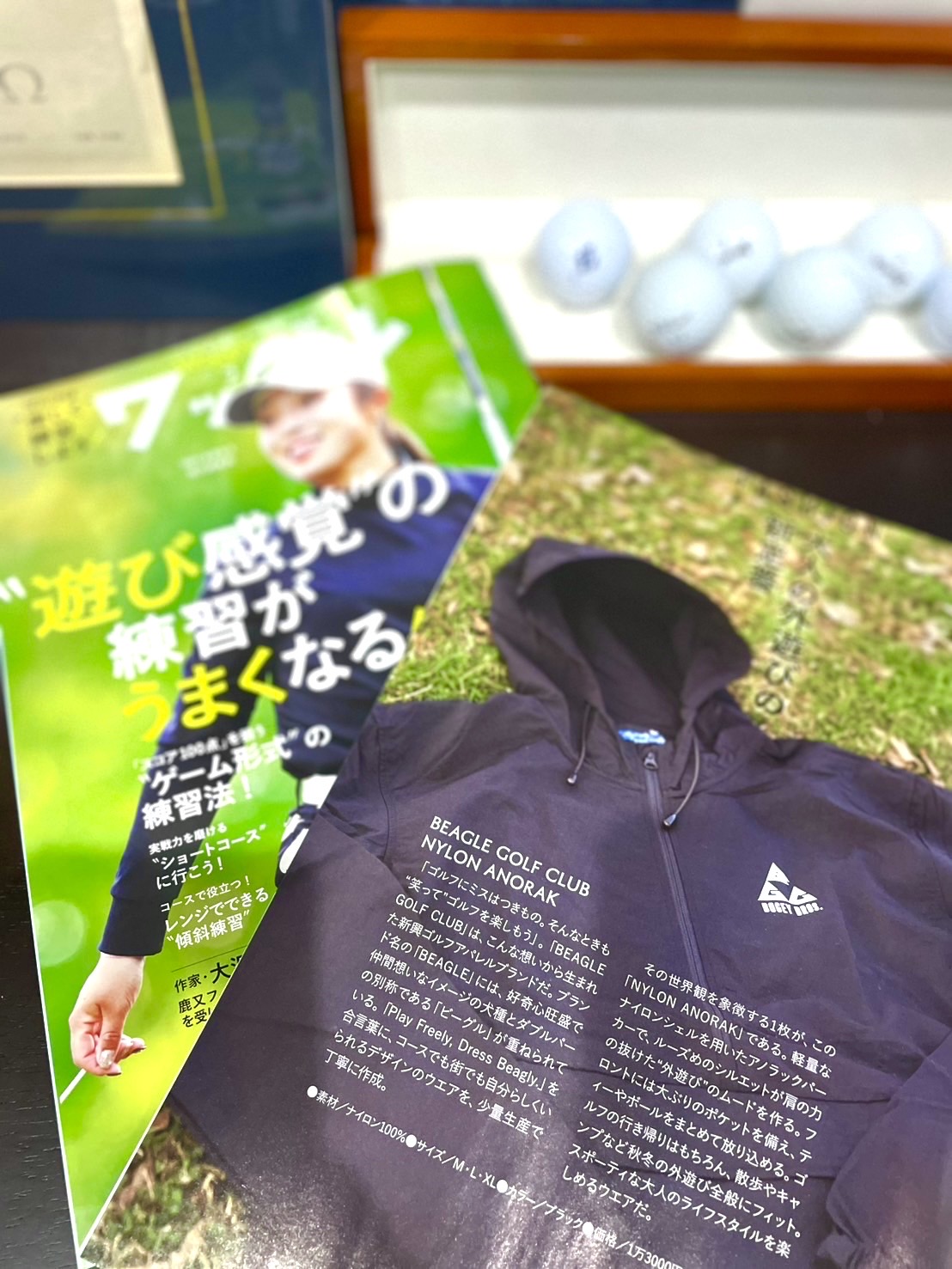 #7 Waggle掲載のお知らせ｜NYLON ANORAK / BGC