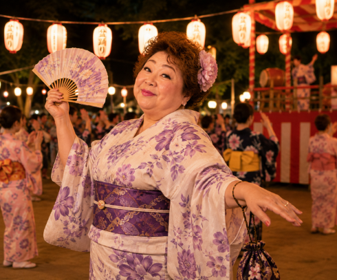 ごきげんマダムのごきげん研究 第16回 【マダム、盆踊りで本気を出す。】