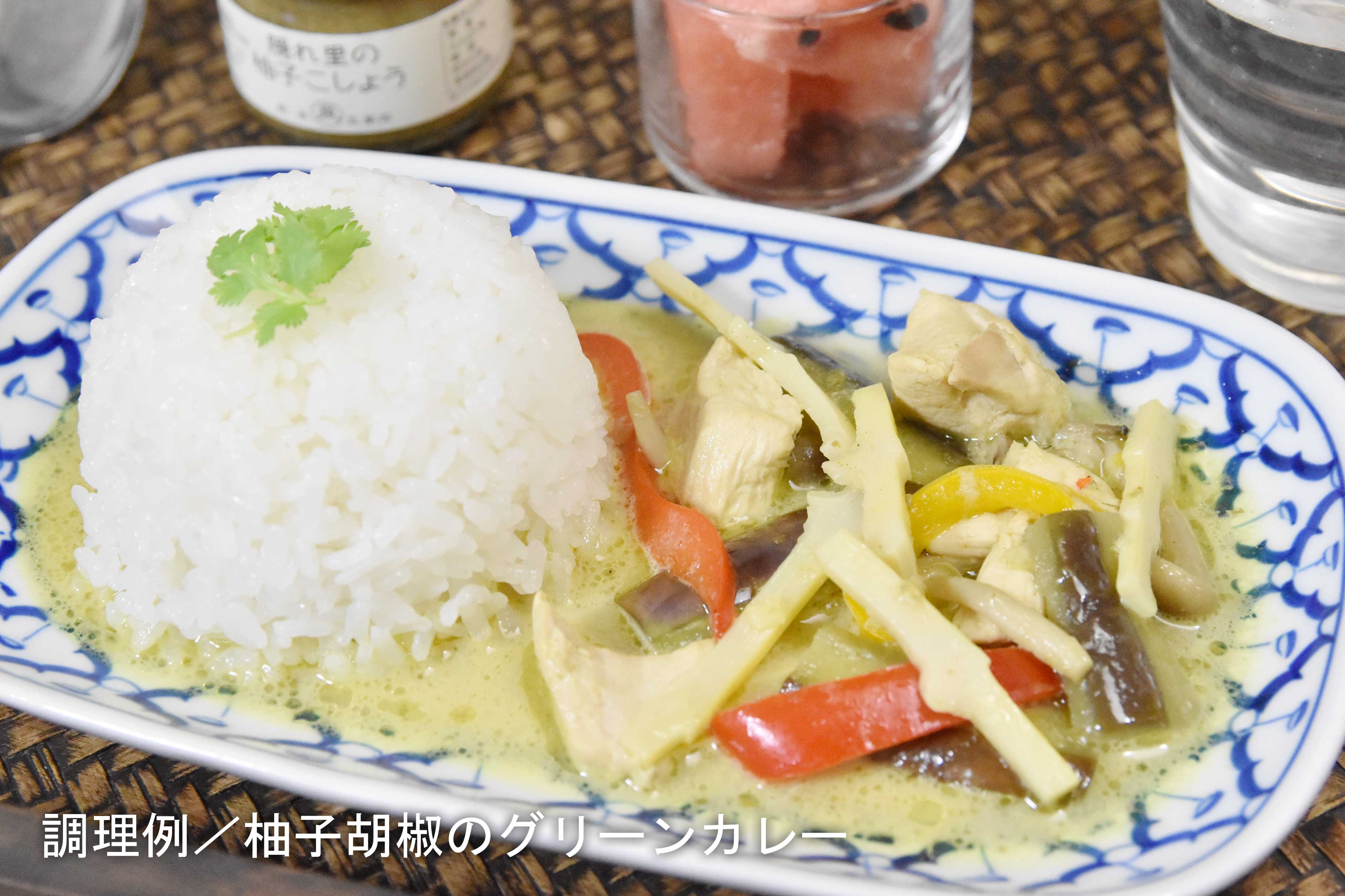 柚子胡椒グリーンカレー🌶️ 本格派と食べ比べてみました✨️