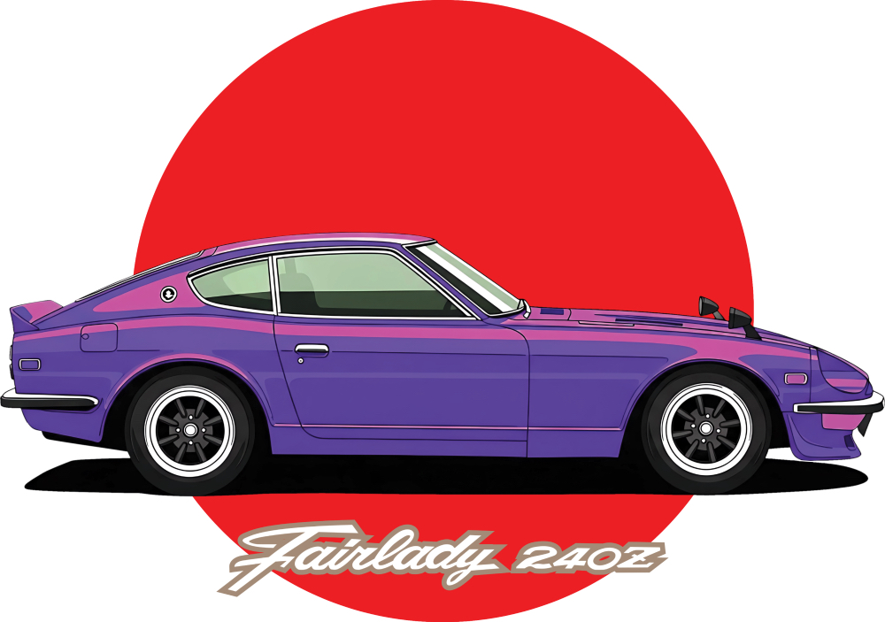 【フェアレディZ 240Z Tシャツ】孤高のスポーツカーS30型がTシャツになって登場！