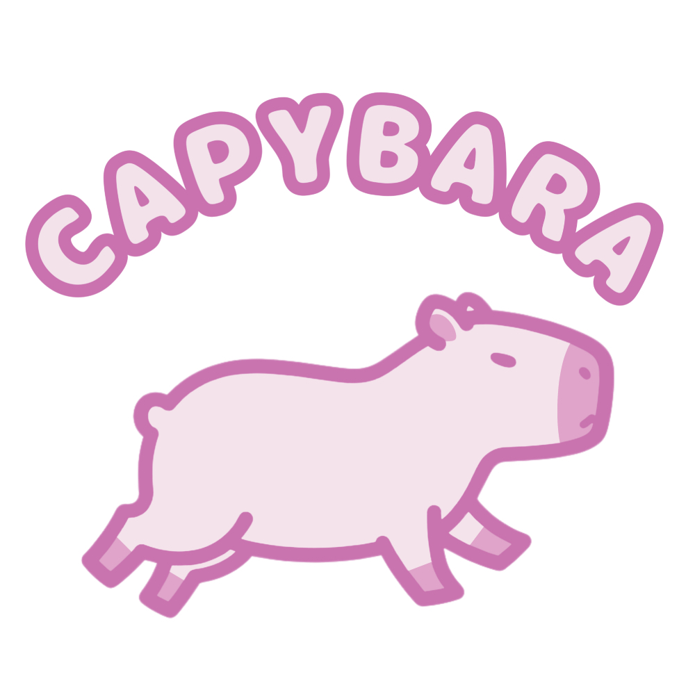 新登場！ピンクのカピバラTシャツで癒しをチャージ - 3色展開＆レディースも