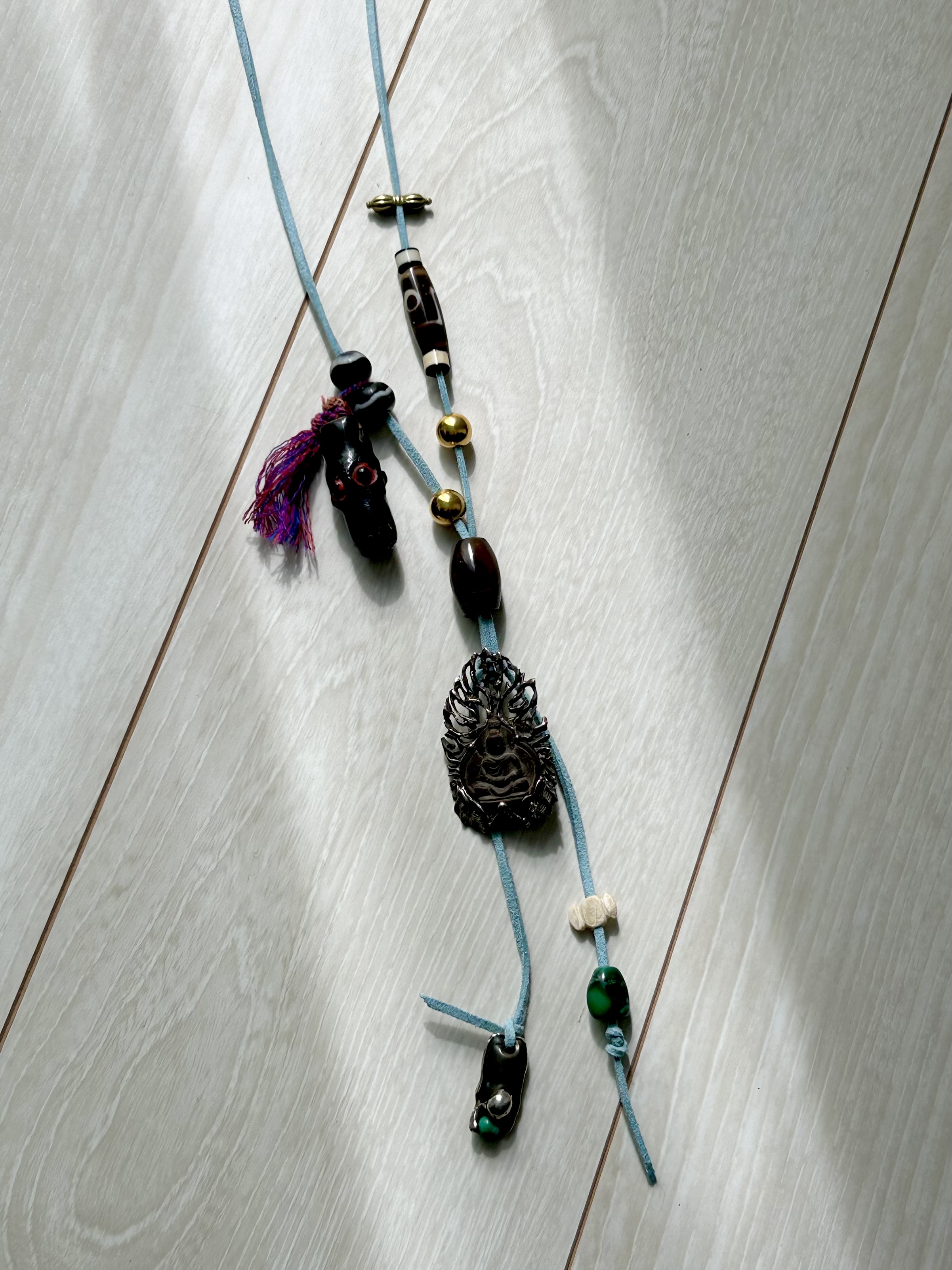 天珠を使ってアレンジ