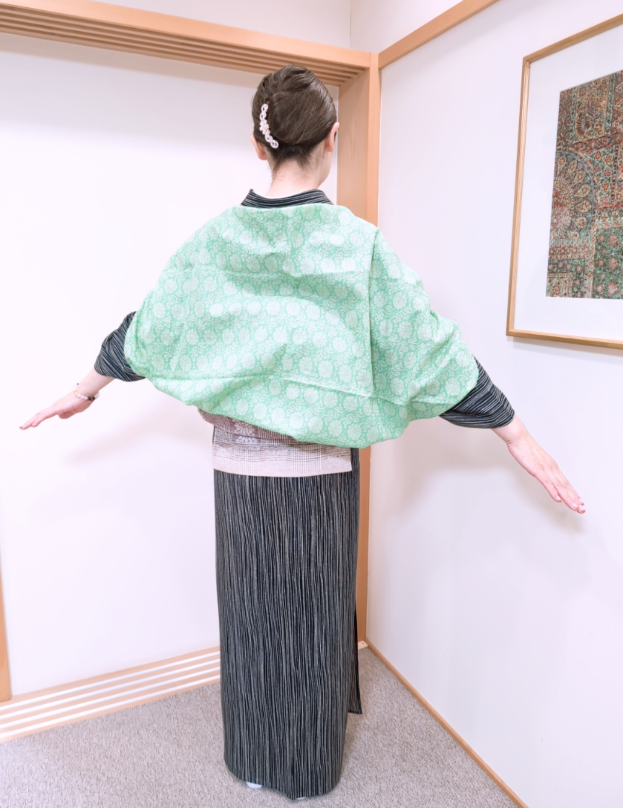 きもので作業するときに