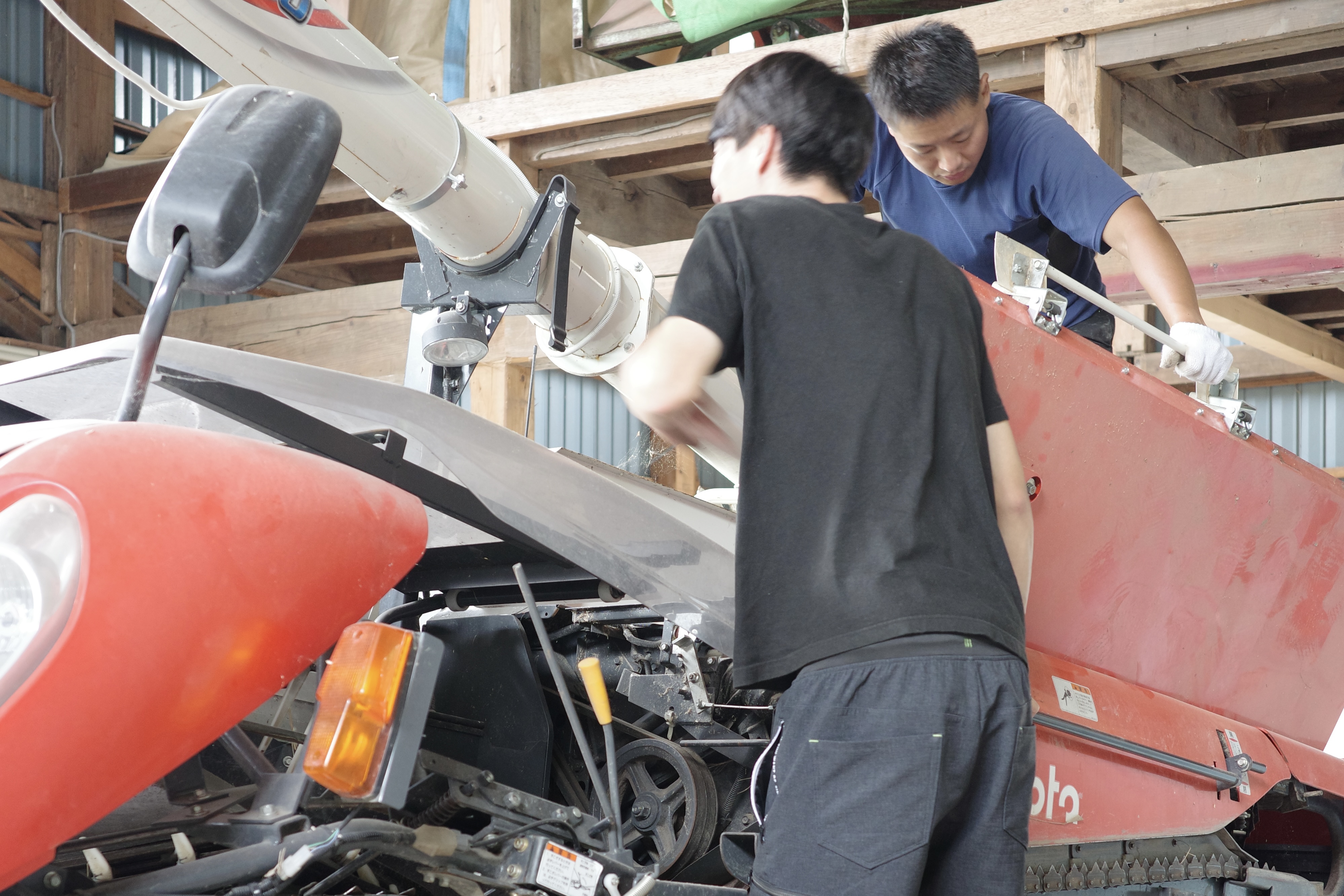 稲刈り作業に向けて