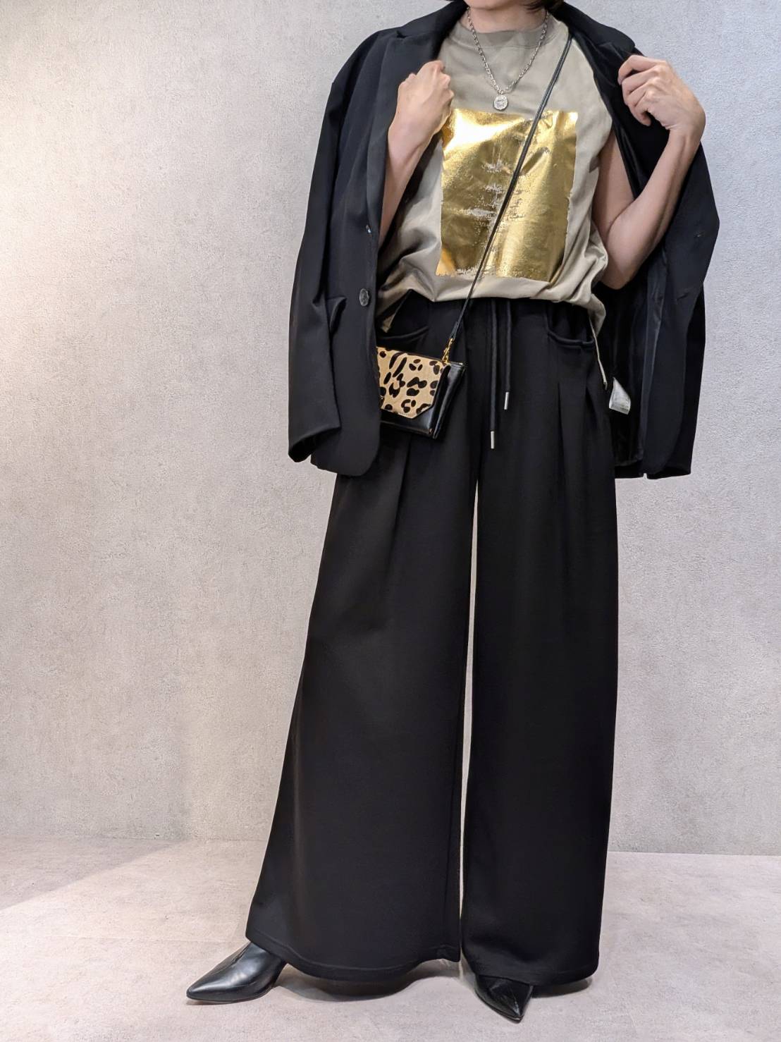 NEW | Pocket tuck wide pants