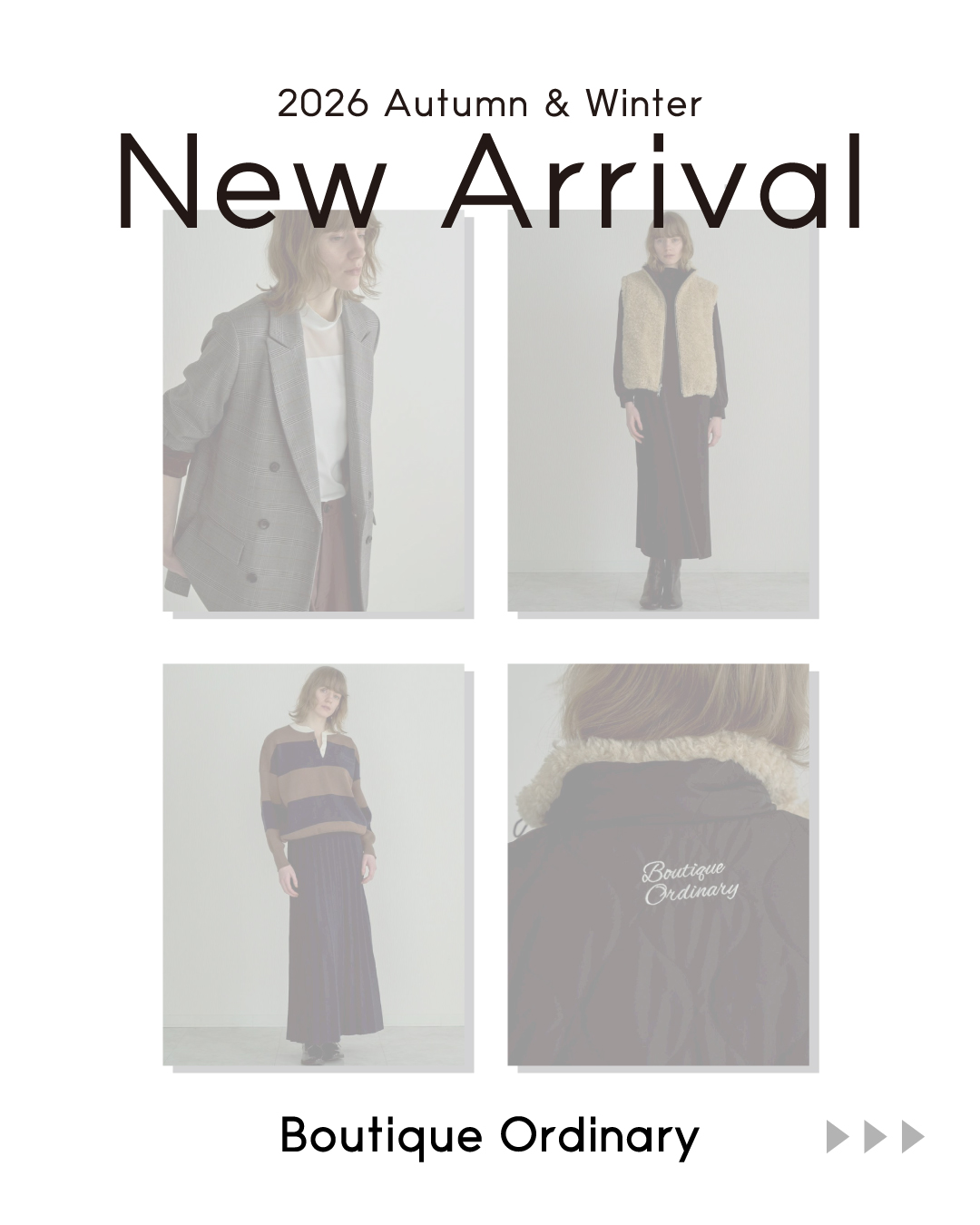 NEWARRIVAL | Boutique Ordinary