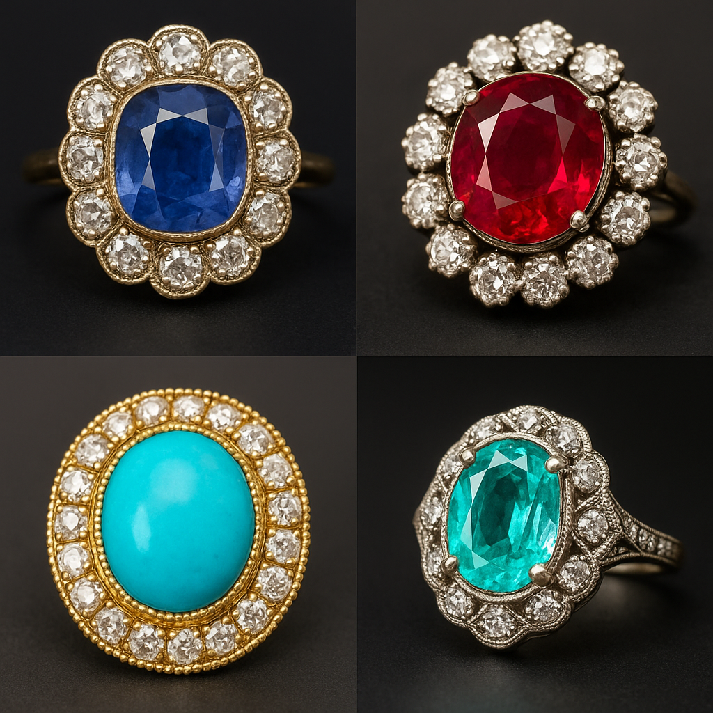 アンティークジュエリーに使われた“もう採れない宝石”たち