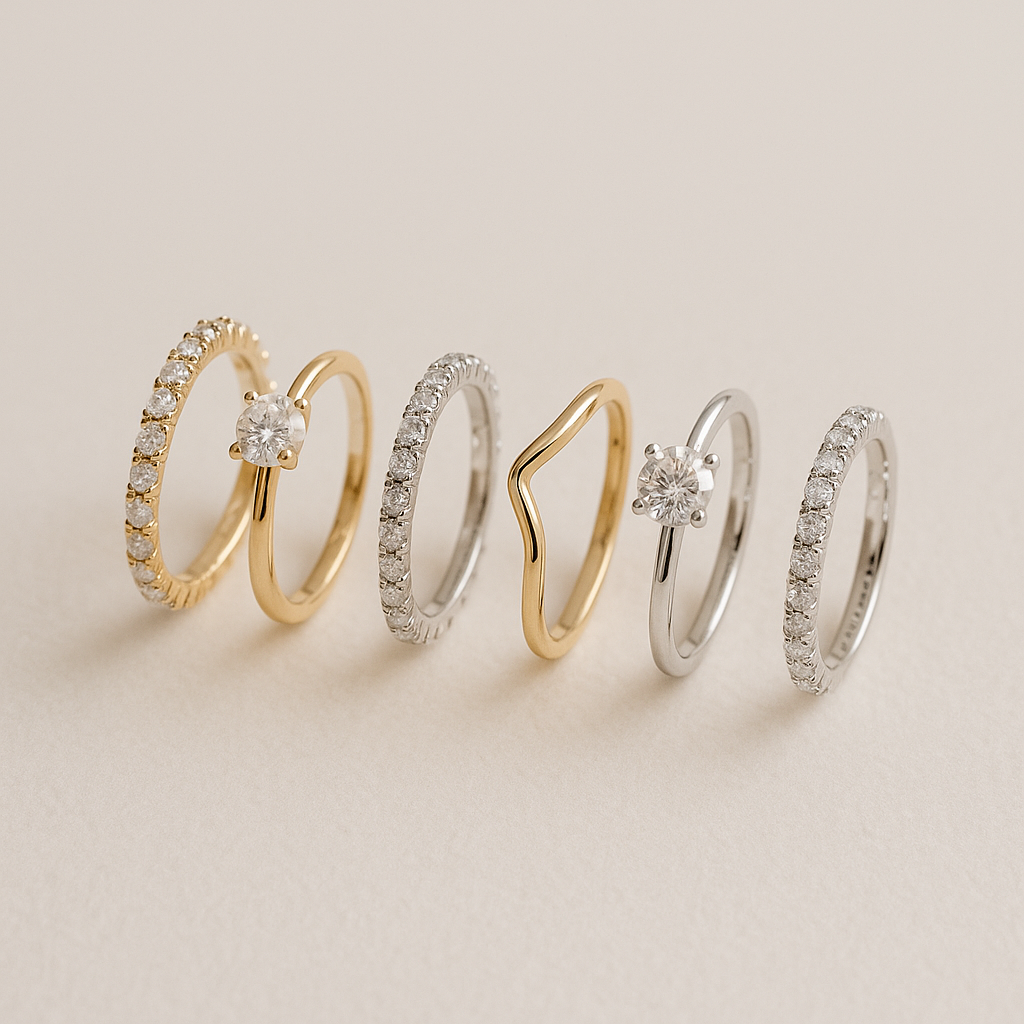 💍重ね付けするならどんな形がおすすめ？ ～ジュエリーコーデの楽しみ方～