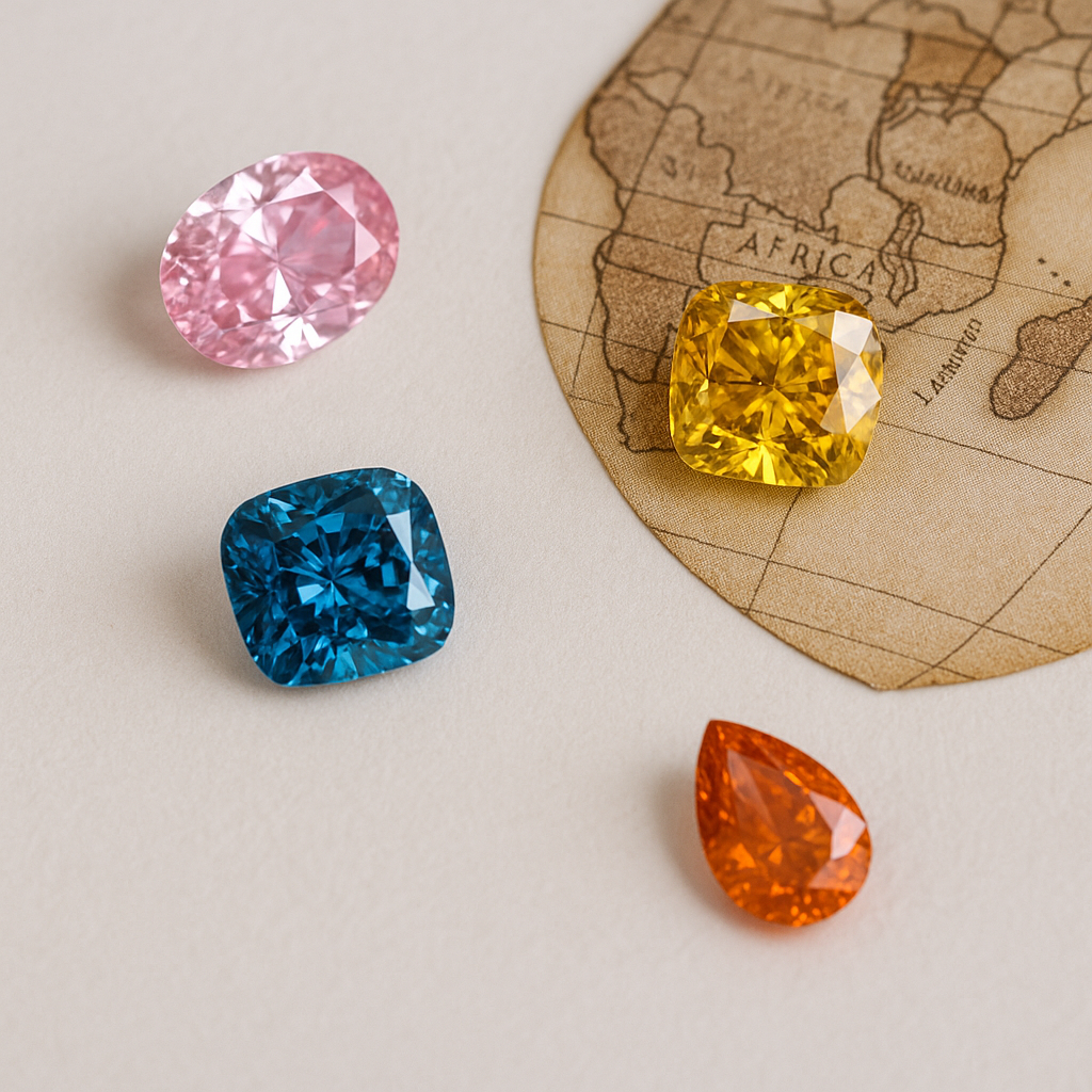 カラーダイヤモンドはどこから来るの？ ～世界の名産地と、色にまつわるストーリー💎🌍～
